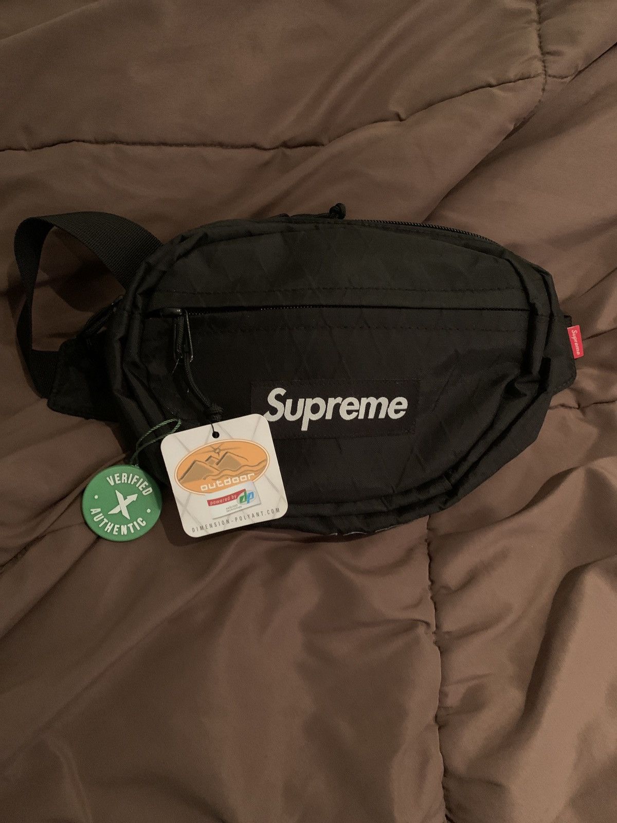 Supreme Supreme Fw18 Waist Bag Black Fanny Pack Crossbody Bag Grailed 5855