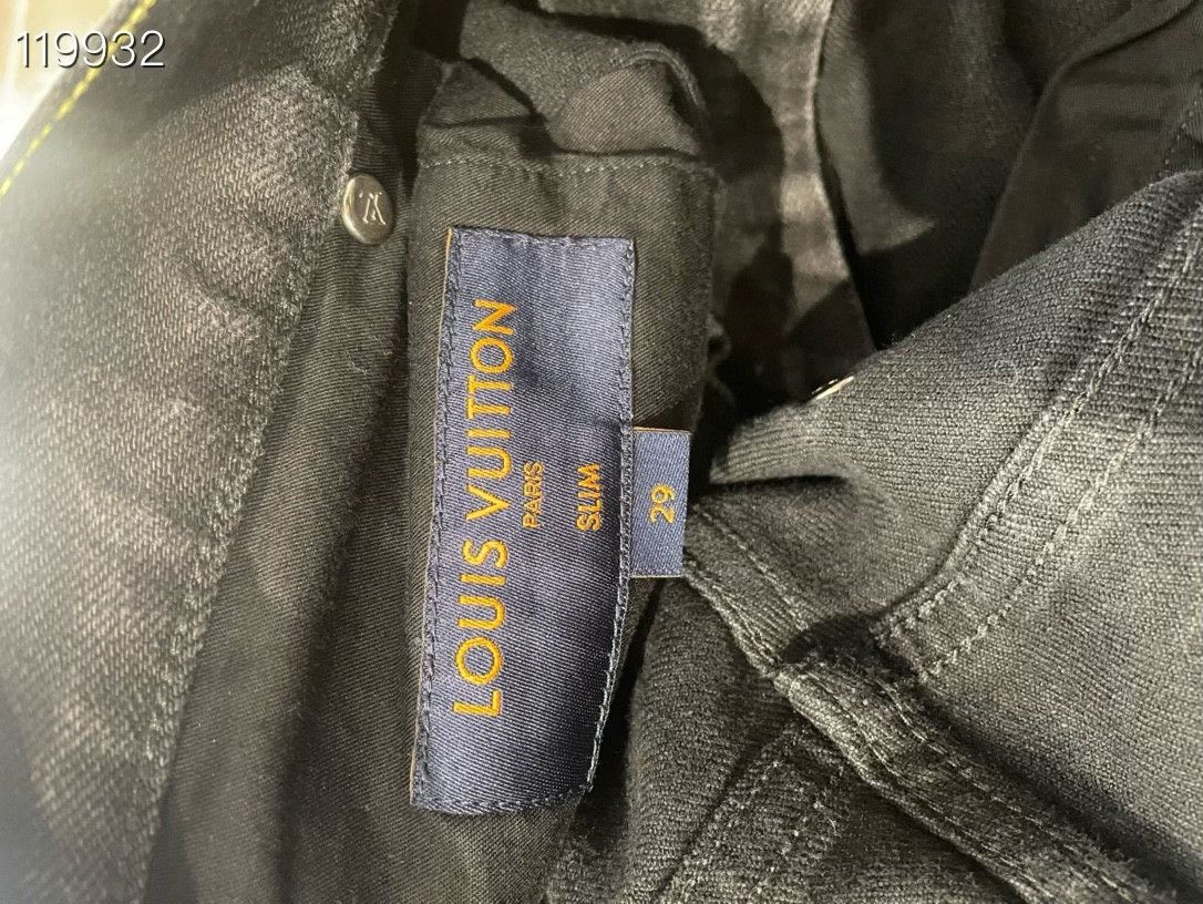 Louis Vuitton Lv 1854 Series Black Straight Jeans Size US 29 - 3 Thumbnail