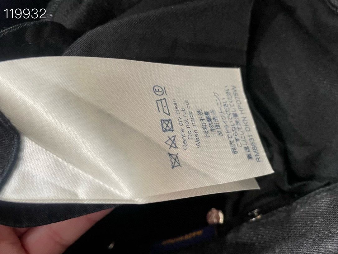 Louis Vuitton Lv 1854 Series Black Straight Jeans Size US 29 - 4 Thumbnail
