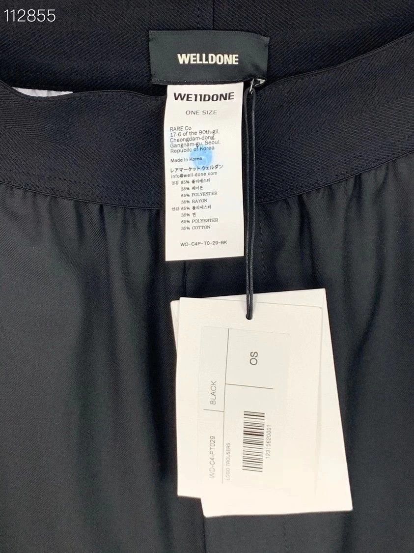 WE11DONE Welldone New Wide-Leg Pants with Tags Size 30" / US 8 / IT 44 - 3 Thumbnail