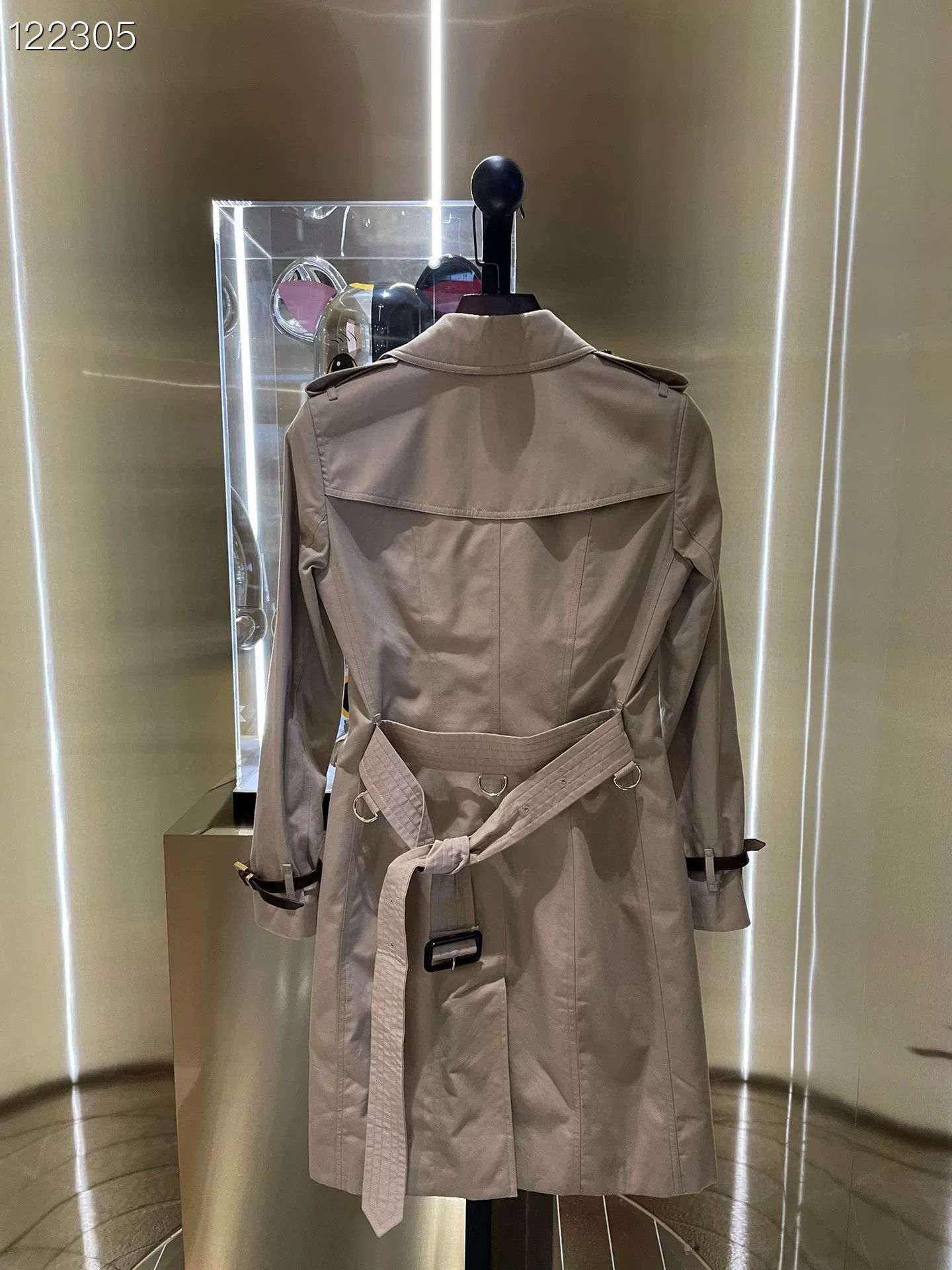 Burberry Burberry Classic Khaki Trench Coat UK4 Size XXS / US 00 / IT 34 - 2 Thumbnail