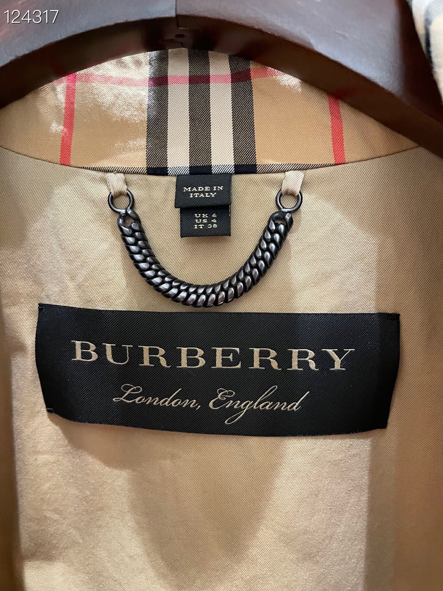 Burberry Burberry Check Coat Size XXS / US 00 / IT 34 - 4 Thumbnail