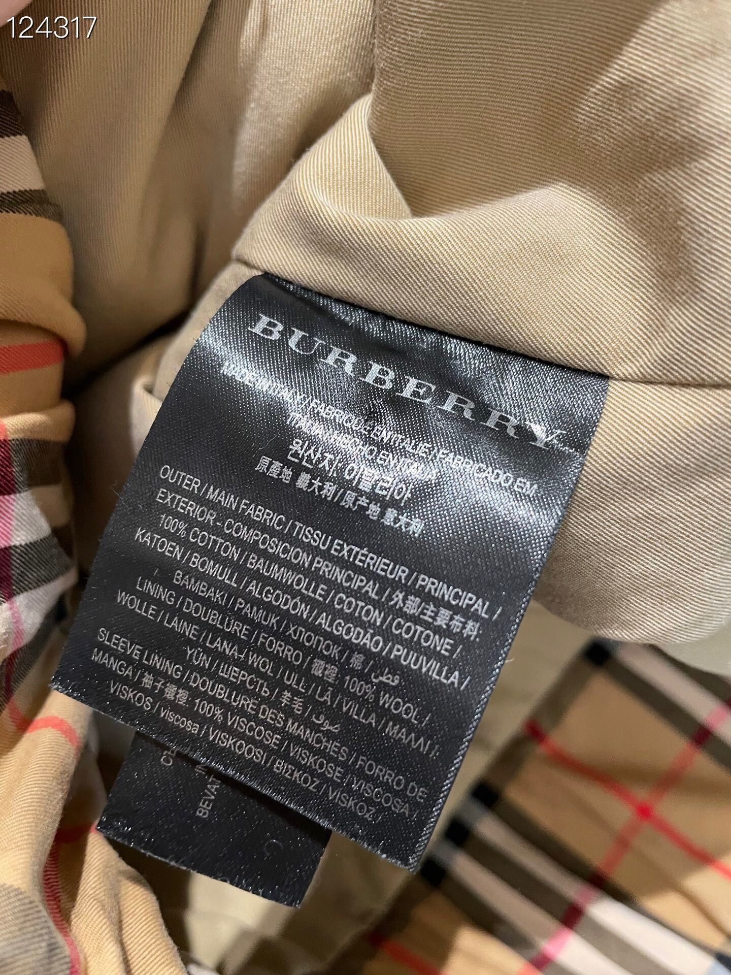 Burberry Burberry Check Coat Size XXS / US 00 / IT 34 - 3 Thumbnail