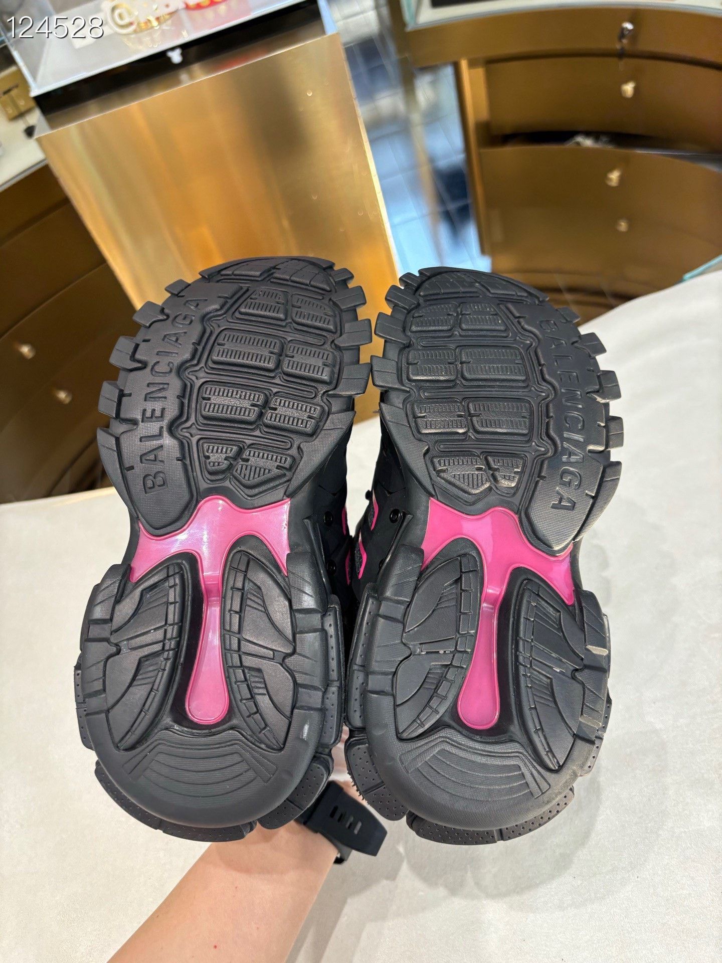 Balenciaga Balenciaga Track Dad Shoes Black Pink Size US 5 / IT 35 - 6 Thumbnail