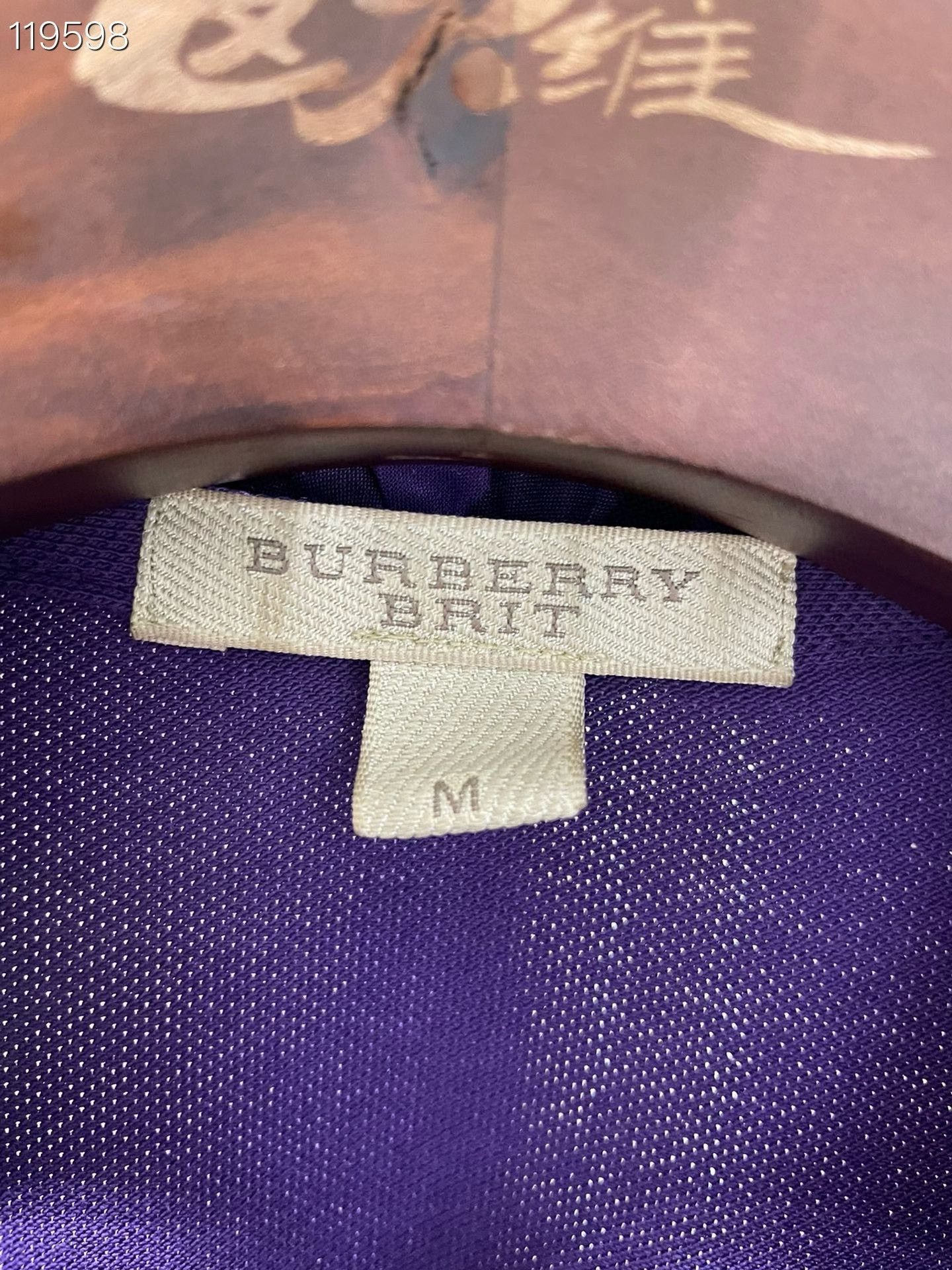 Burberry Burberry Purple Polo Shirt M Size US M / EU 48-50 / 2 - 3 Thumbnail