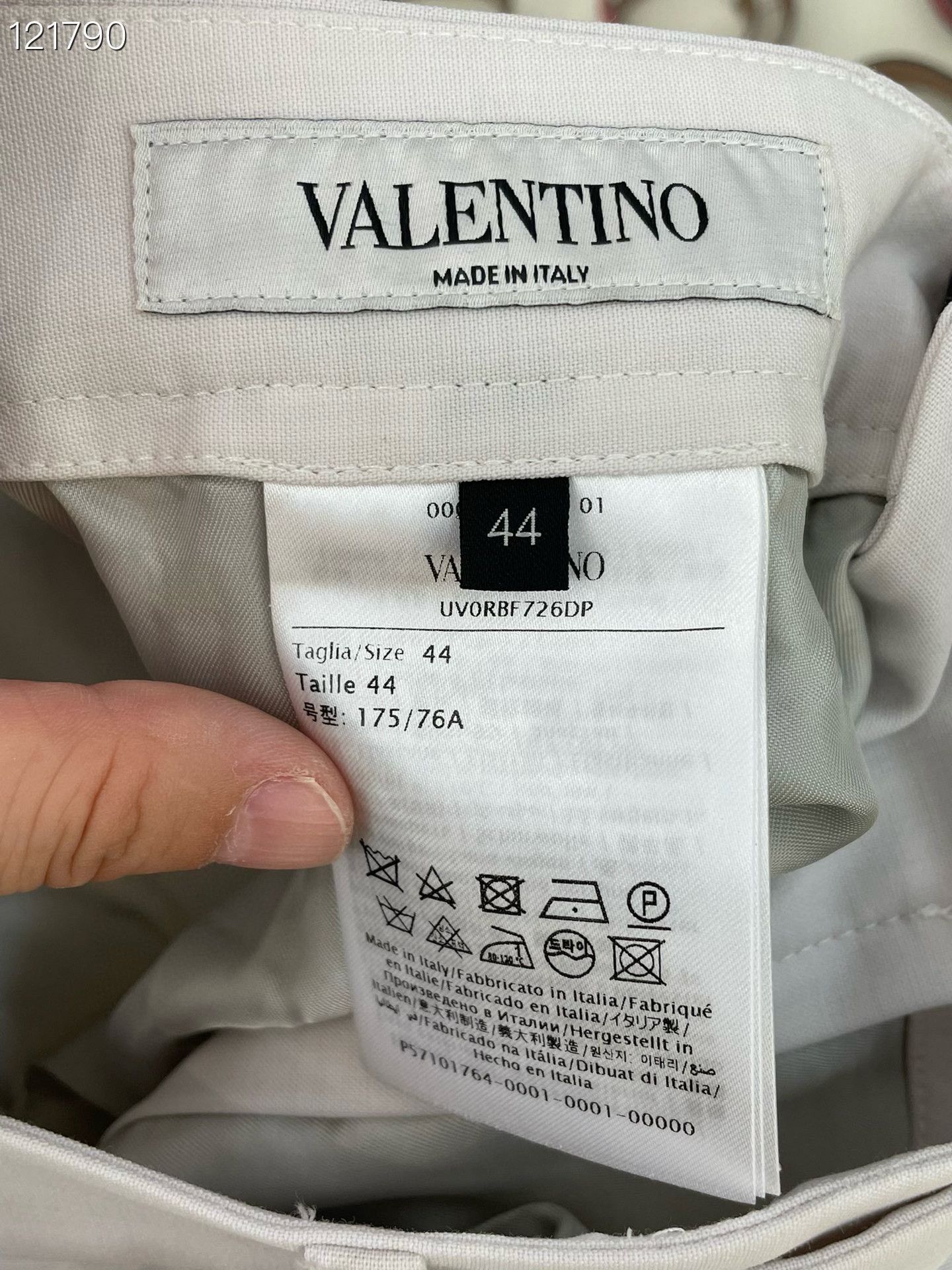 Valentino Valentino Belted Straight Wool Suit Pants Size US 28 / EU 44 - 4 Thumbnail