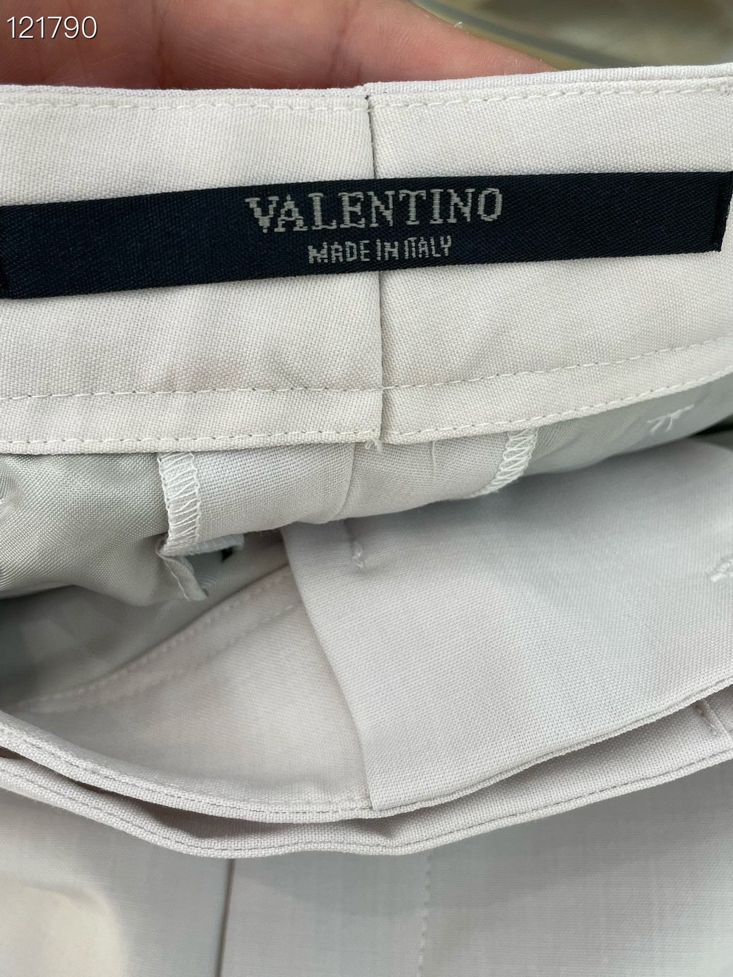 Valentino Valentino Belted Straight Wool Suit Pants Size US 28 / EU 44 - 3 Thumbnail