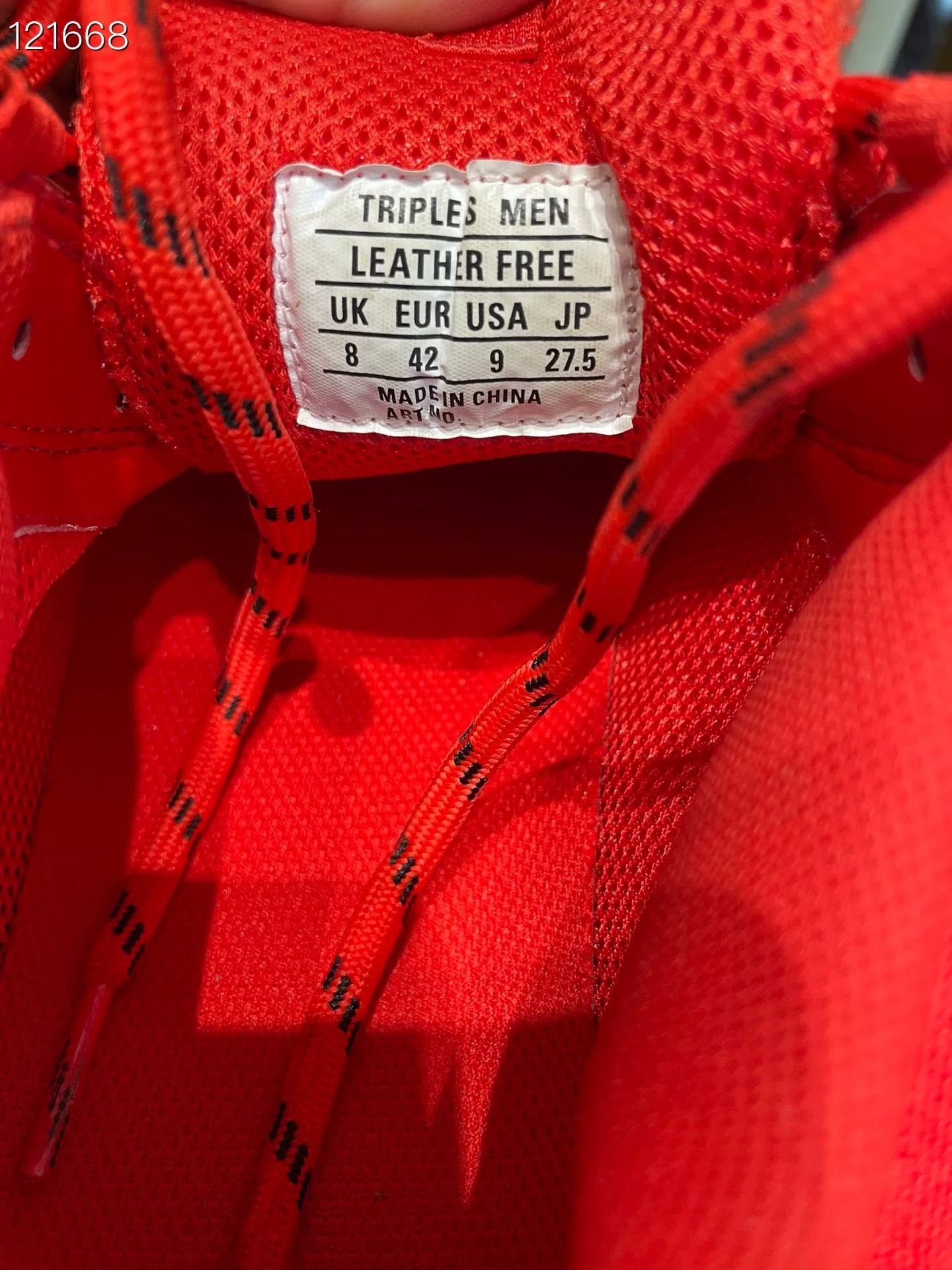 Balenciaga Balenciaga 080408M Red Dad Shoes Size 42 Size US 9 / EU 42 - 5 Thumbnail