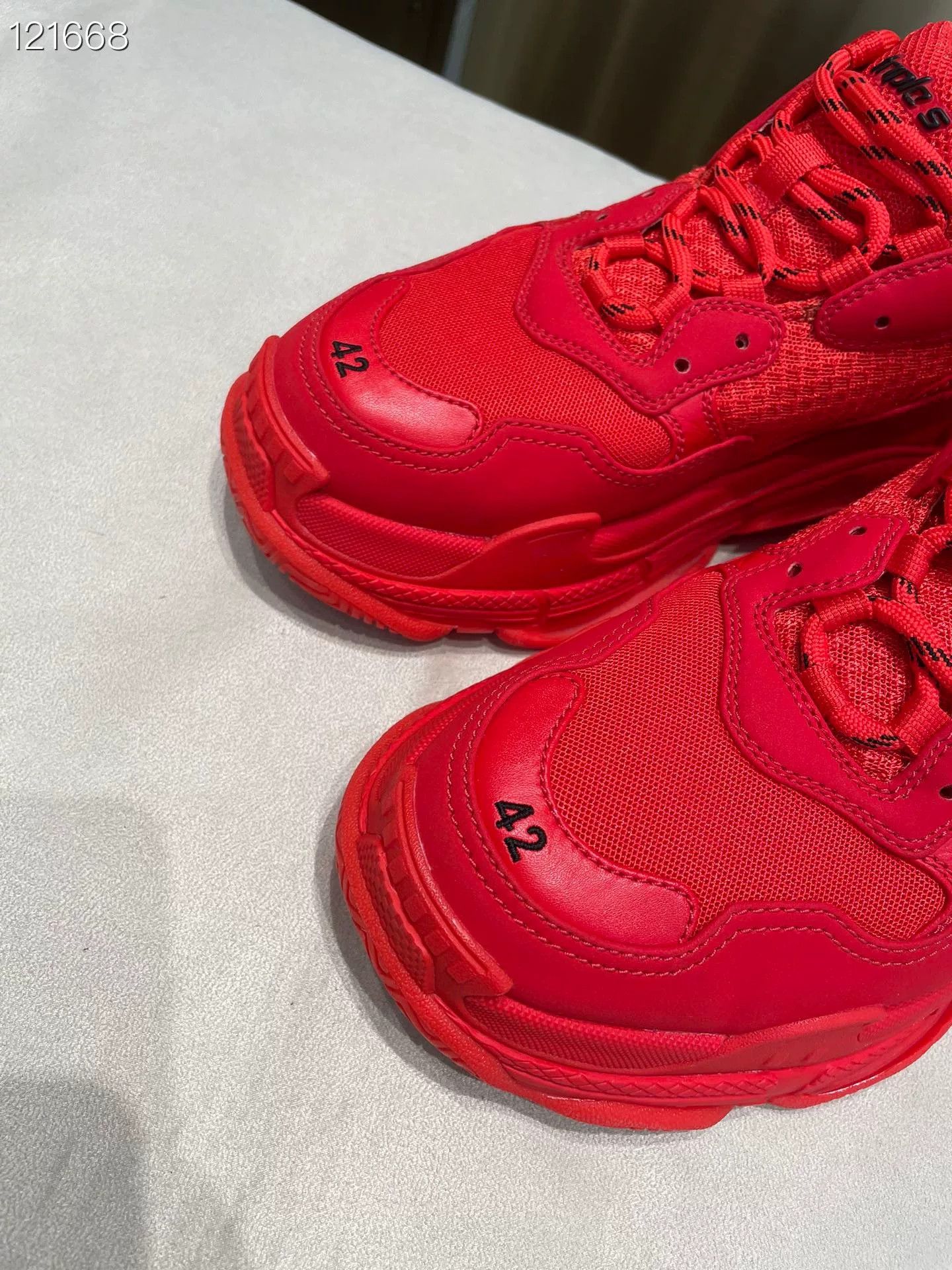 Balenciaga Balenciaga 080408M Red Dad Shoes Size 42 Size US 9 / EU 42 - 2 Thumbnail