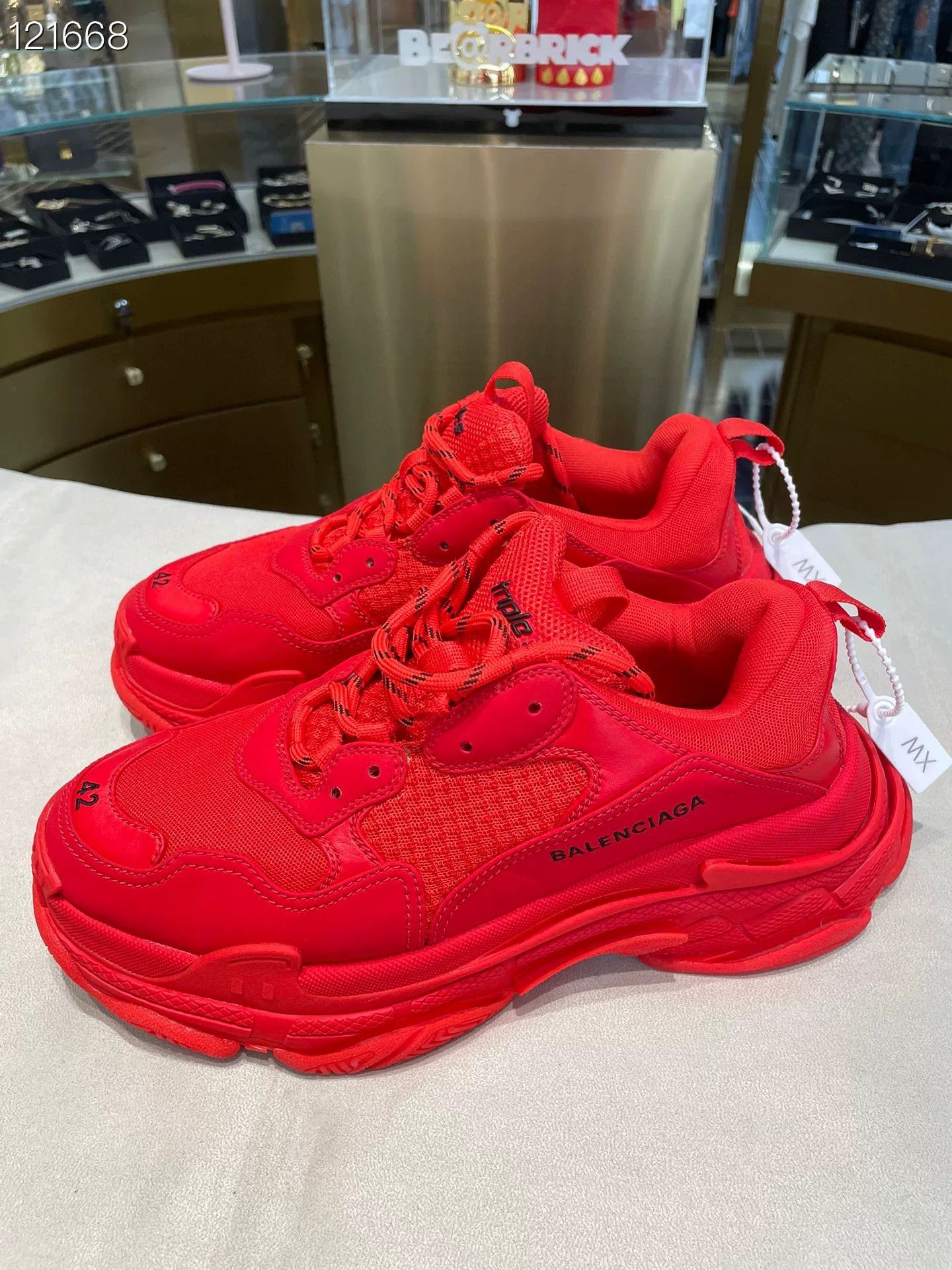 Balenciaga Balenciaga 080408M Red Dad Shoes Size 42 Size US 9 / EU 42 - 3 Thumbnail