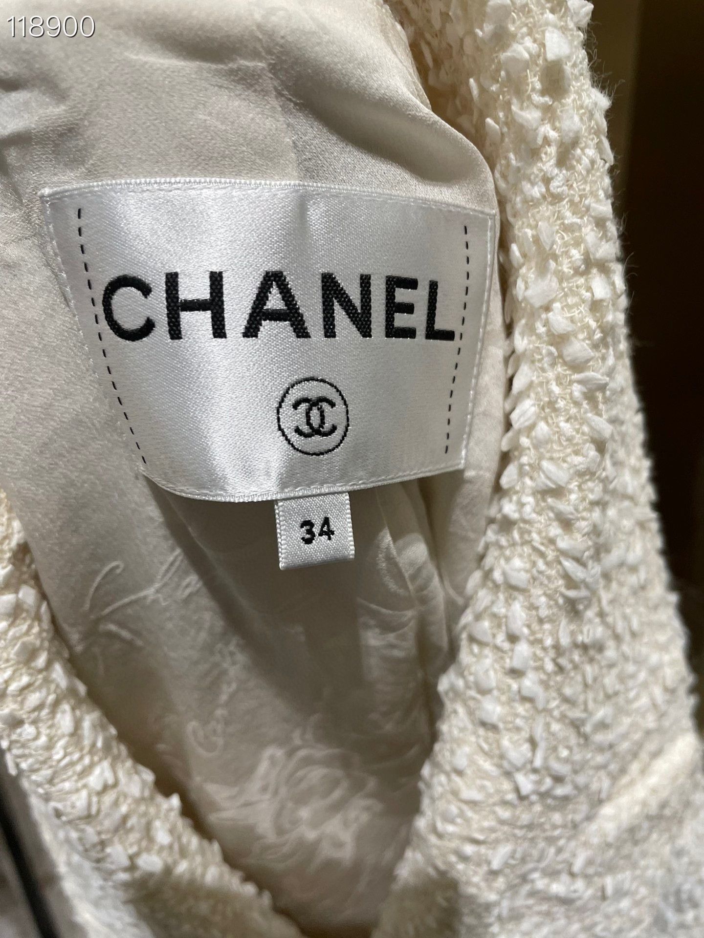 Chanel Chanel Beige Pearl Button Wool Blazer Size M / US 6-8 / IT 42-44 - 6 Thumbnail