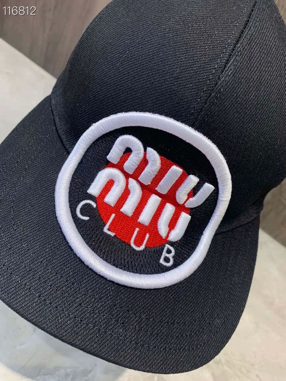 Miu Miu Miumiu Classic Black Baseball Cap Size ONE SIZE - 5 Thumbnail
