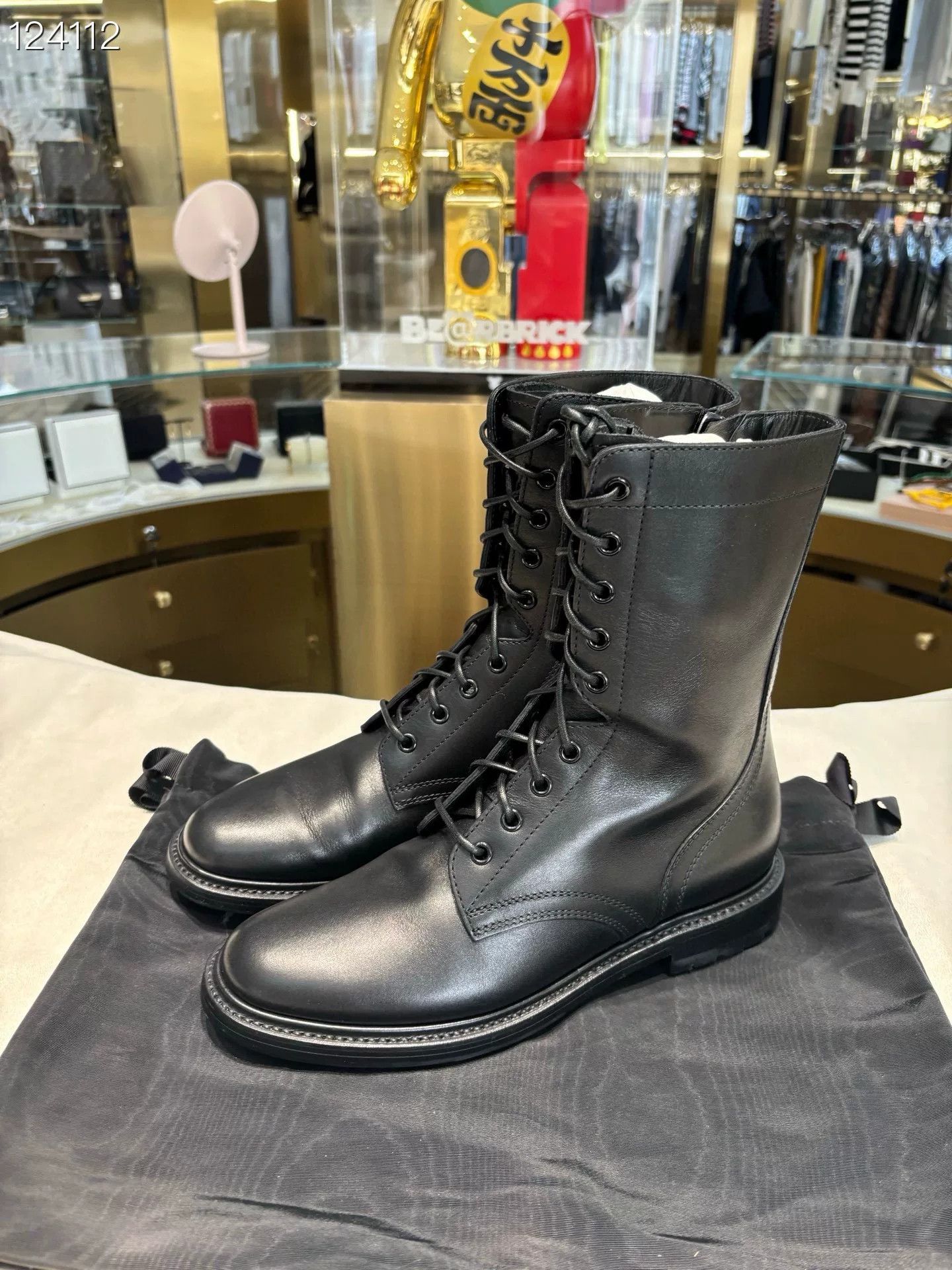 Celine Celine Classic Minimalist Mid-Calf Martin Boots Size US 8 / IT 38 - 2 Thumbnail