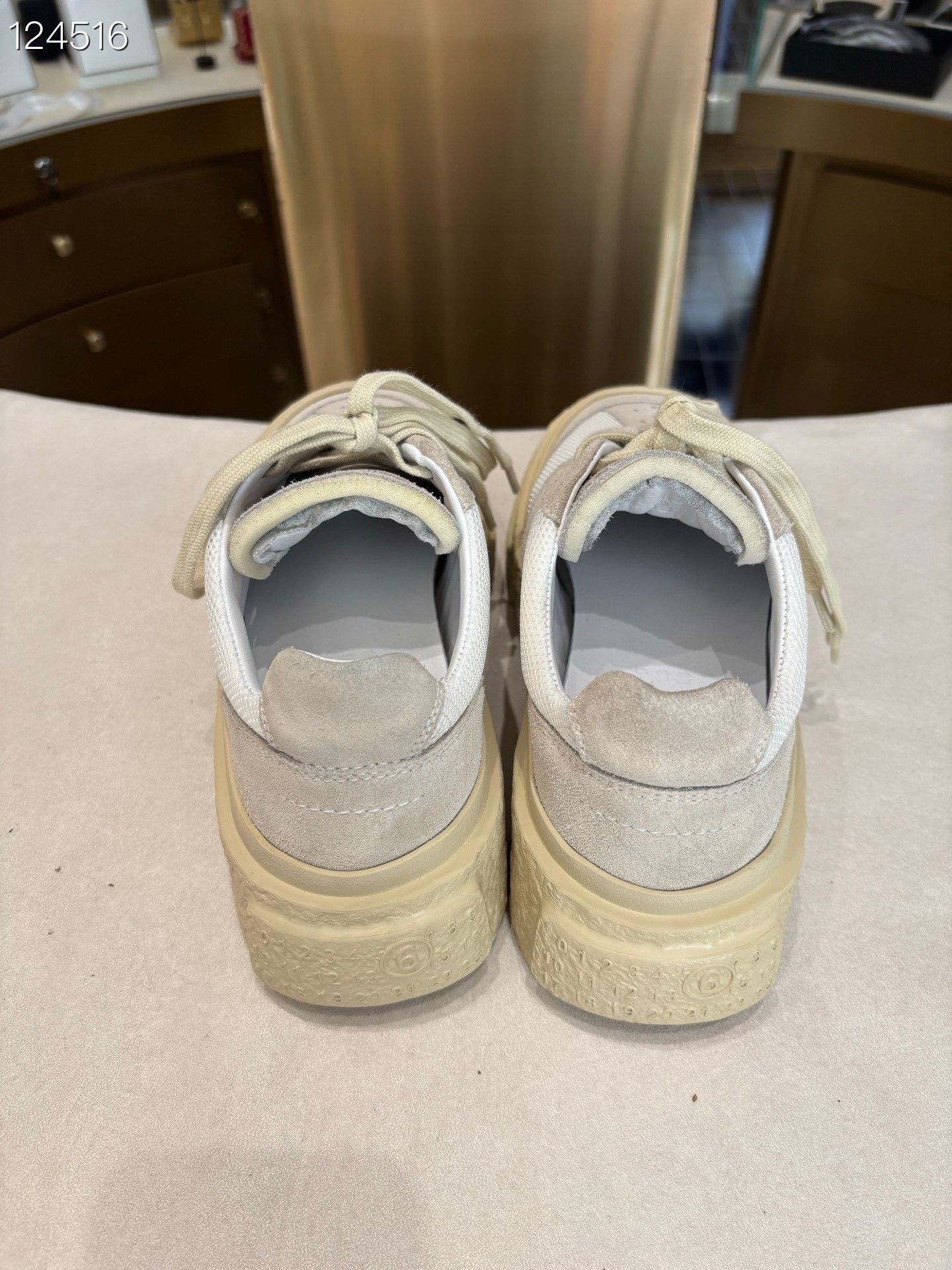 MM6 MM6 Women's Platform Thick Sole Sneakers Size US 4 / IT 34 - 4 Thumbnail