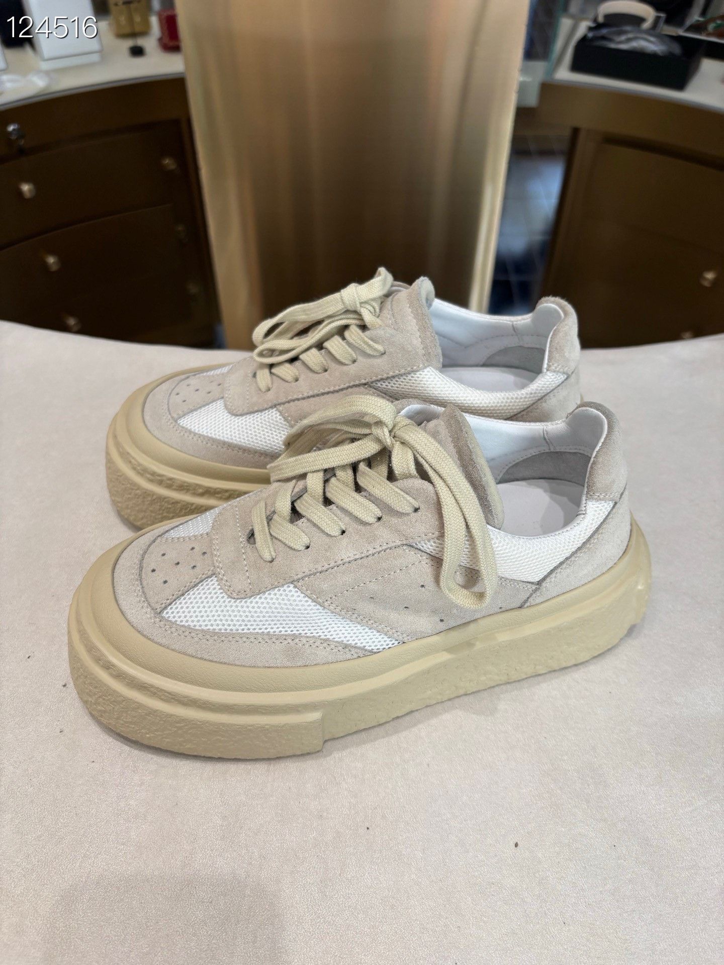 MM6 MM6 Women's Platform Thick Sole Sneakers Size US 4 / IT 34 - 2 Thumbnail