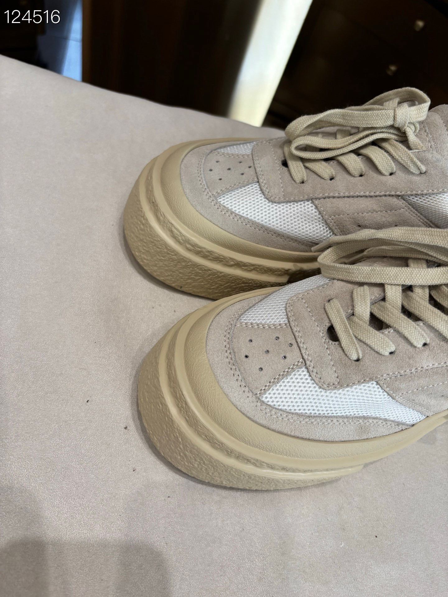 MM6 MM6 Women's Platform Thick Sole Sneakers Size US 4 / IT 34 - 3 Thumbnail