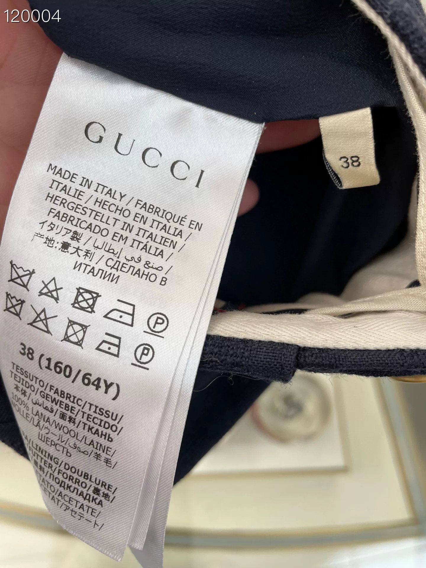 Gucci Gucci All-Over Logo Wool Shorts Size 38 Size 38" / US 16 / IT 52 - 4 Thumbnail