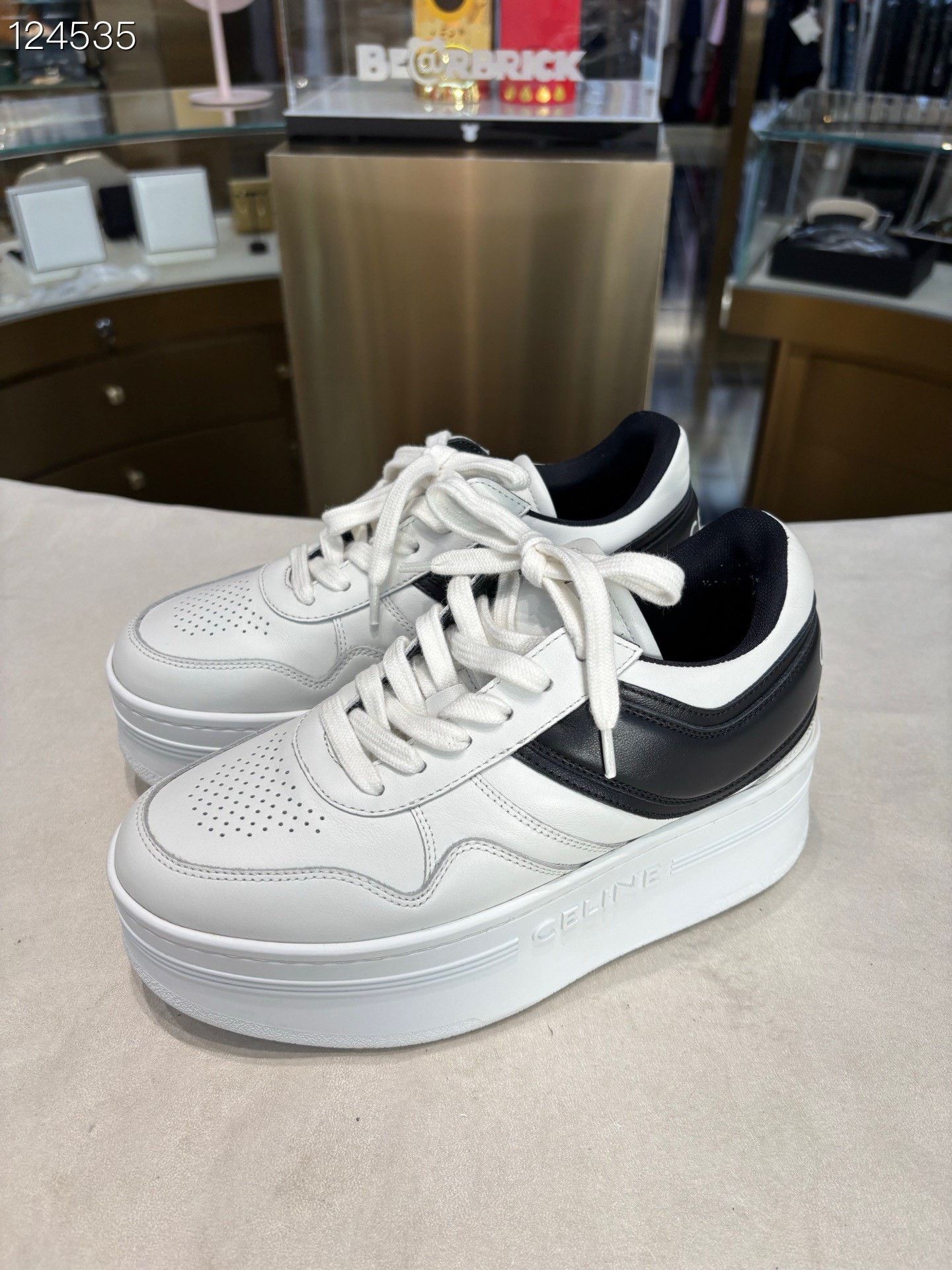 Celine Celine Platform White Sneakers Size US 4 / IT 34 - 3 Thumbnail