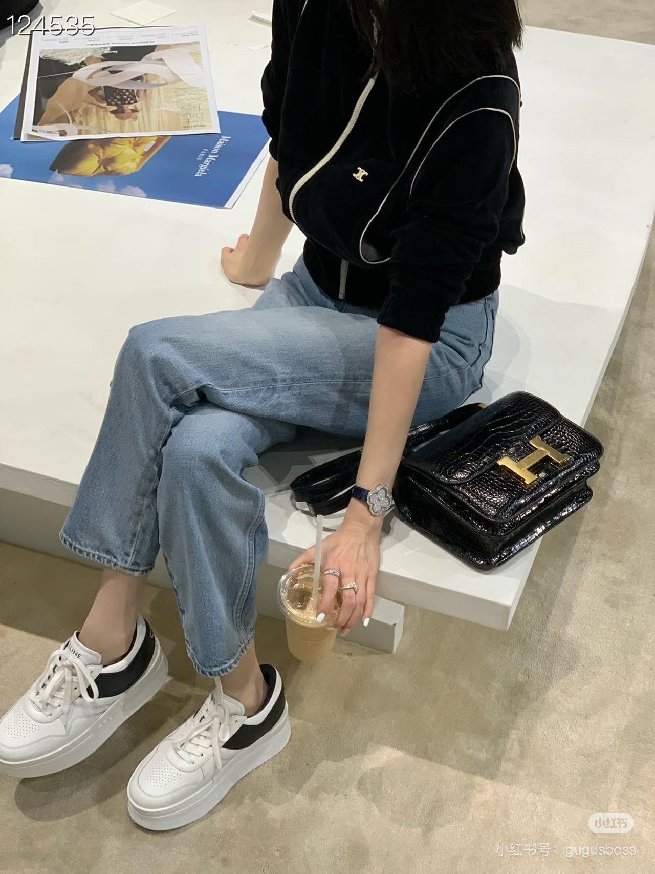 Celine Celine Platform White Sneakers Size US 4 / IT 34 - 8 Thumbnail