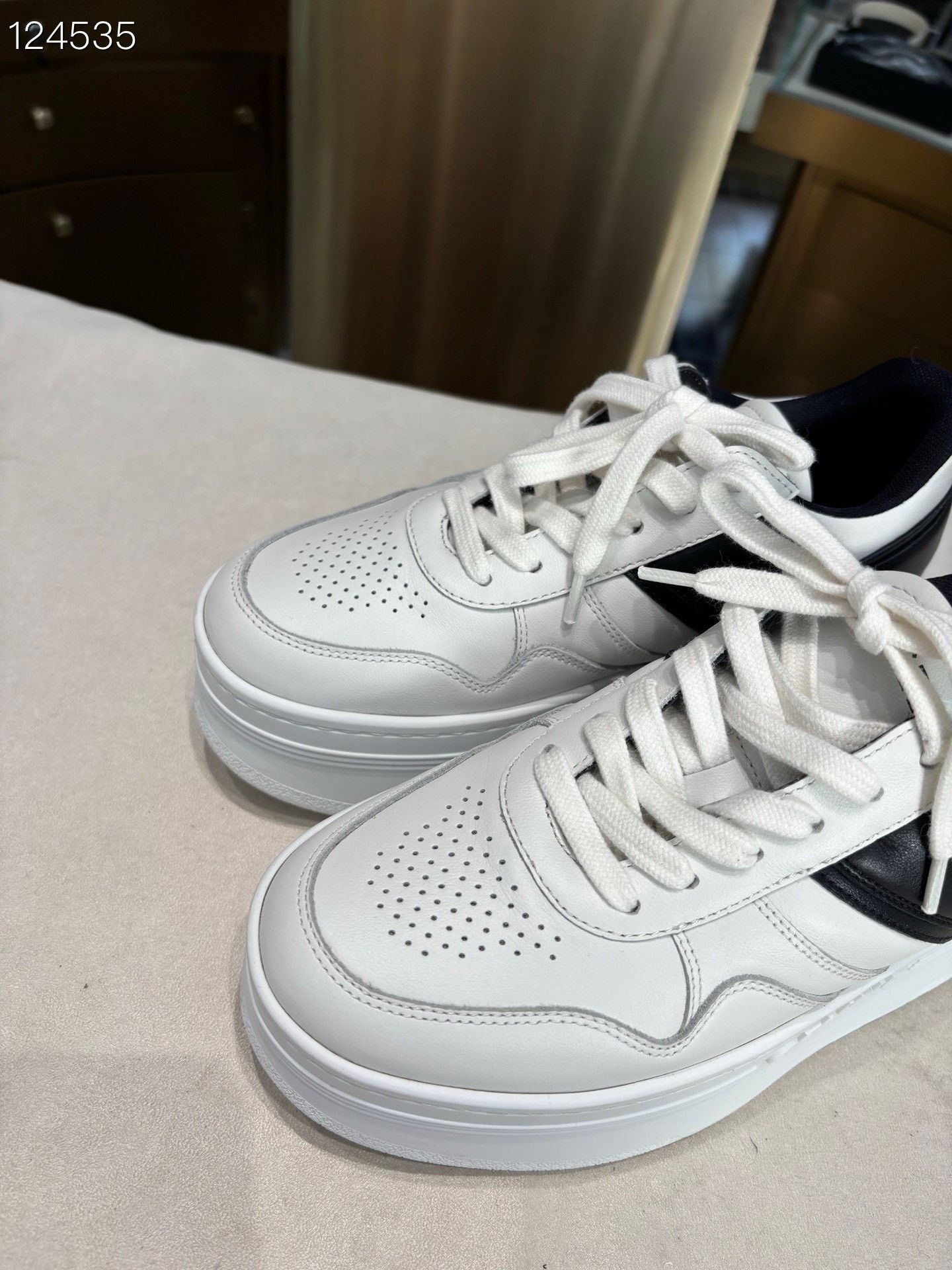Celine Celine Platform White Sneakers Size US 4 / IT 34 - 2 Thumbnail