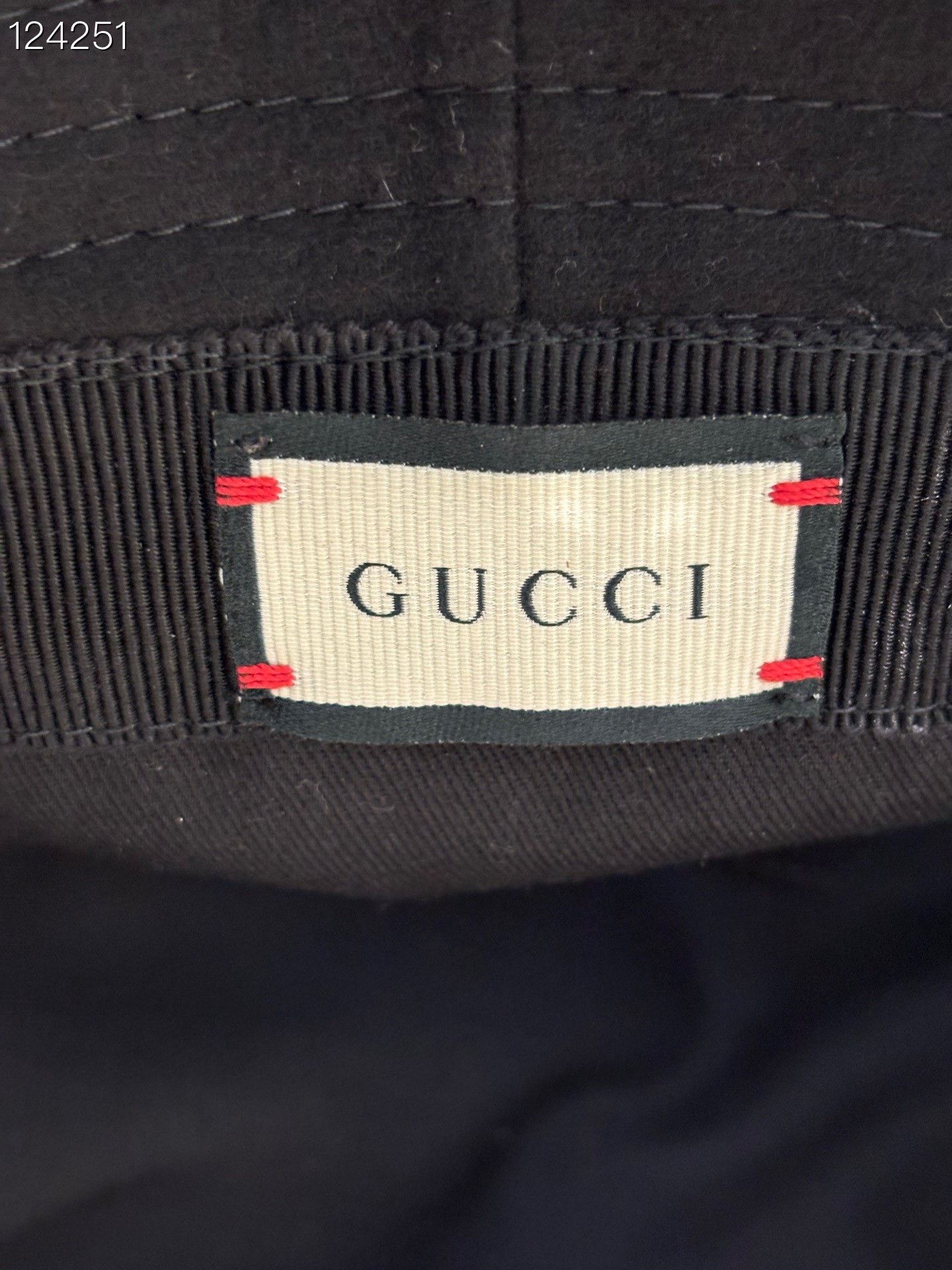 Gucci Gucci Black Printed Bucket Hat Size ONE SIZE - 5 Thumbnail