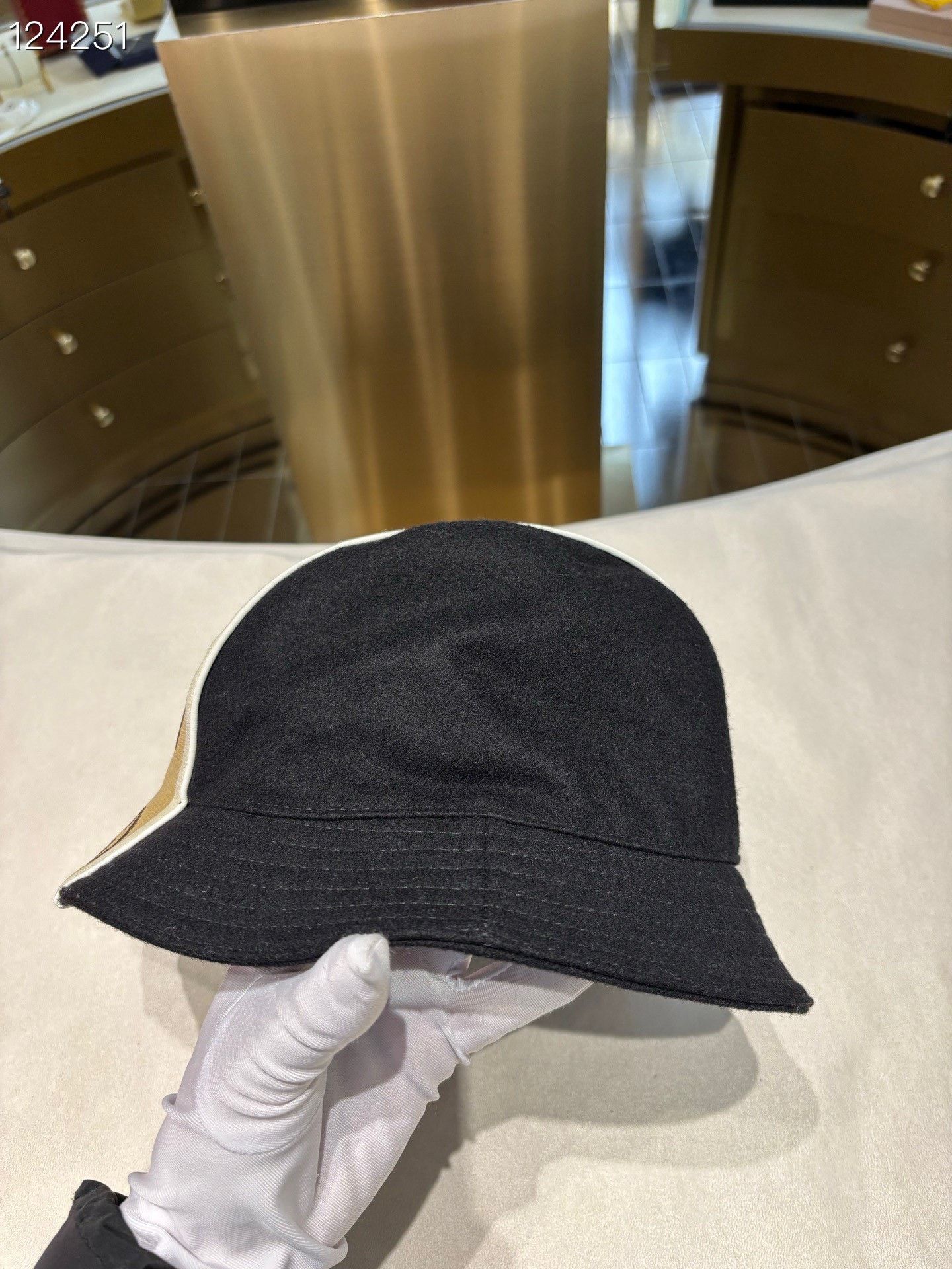 Gucci Gucci Black Printed Bucket Hat Size ONE SIZE - 2 Thumbnail