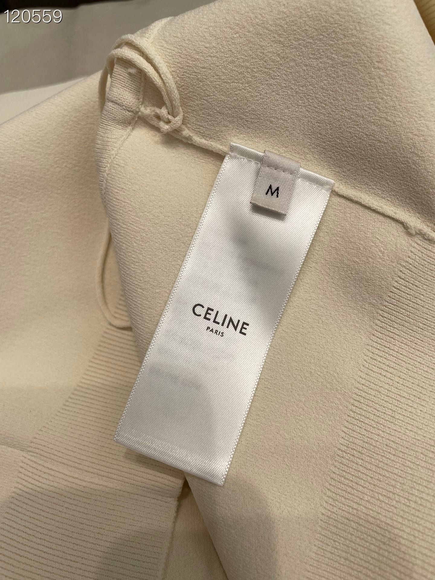 Celine Celine Knit Ruffle Off-Shoulder Vest Size M / US 6-8 / IT 42-44 - 4 Thumbnail