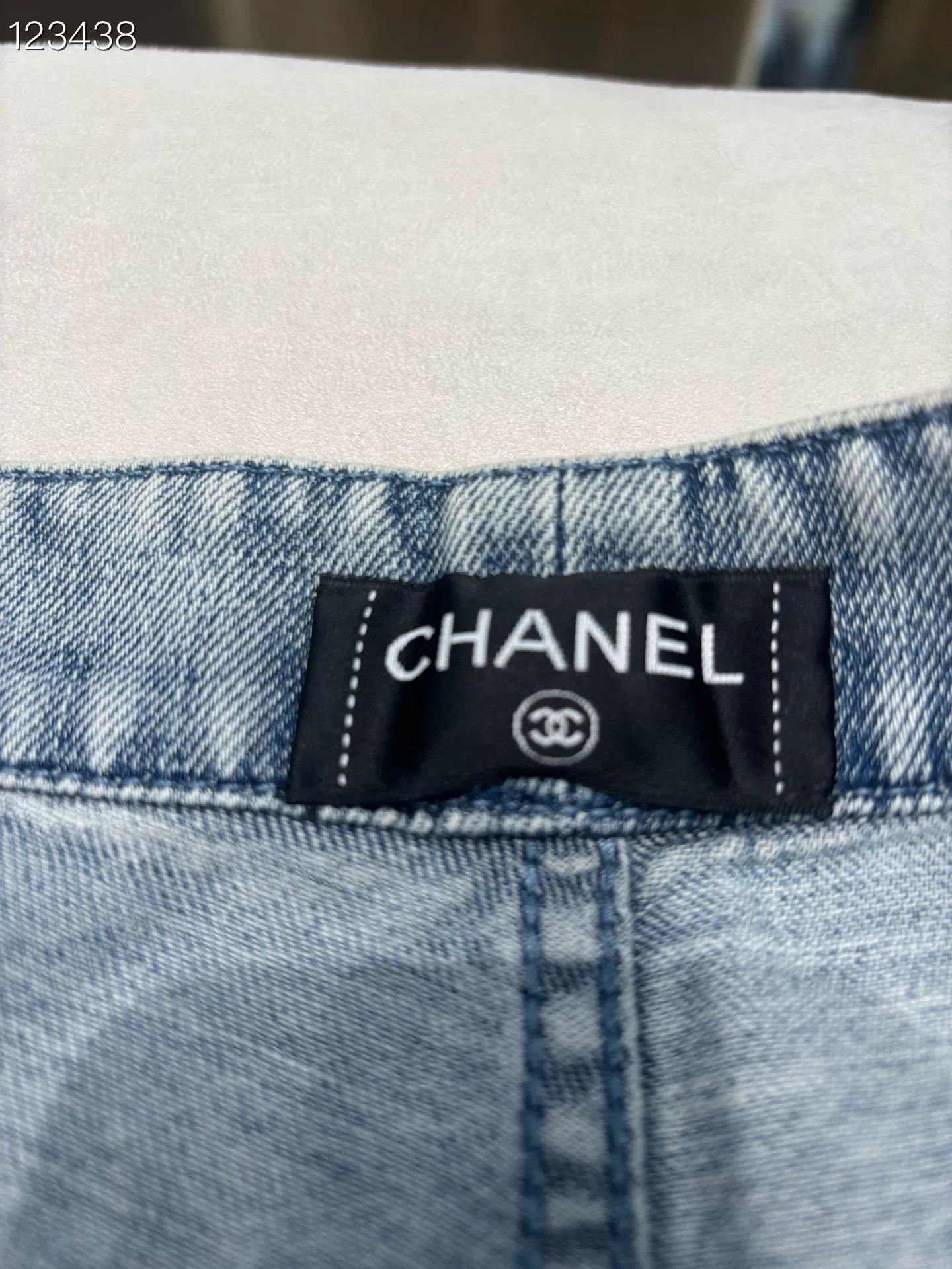 Chanel Chanel Ruffled Logo Summer Jeans Size 38" / US 16 / IT 52 - 3 Thumbnail