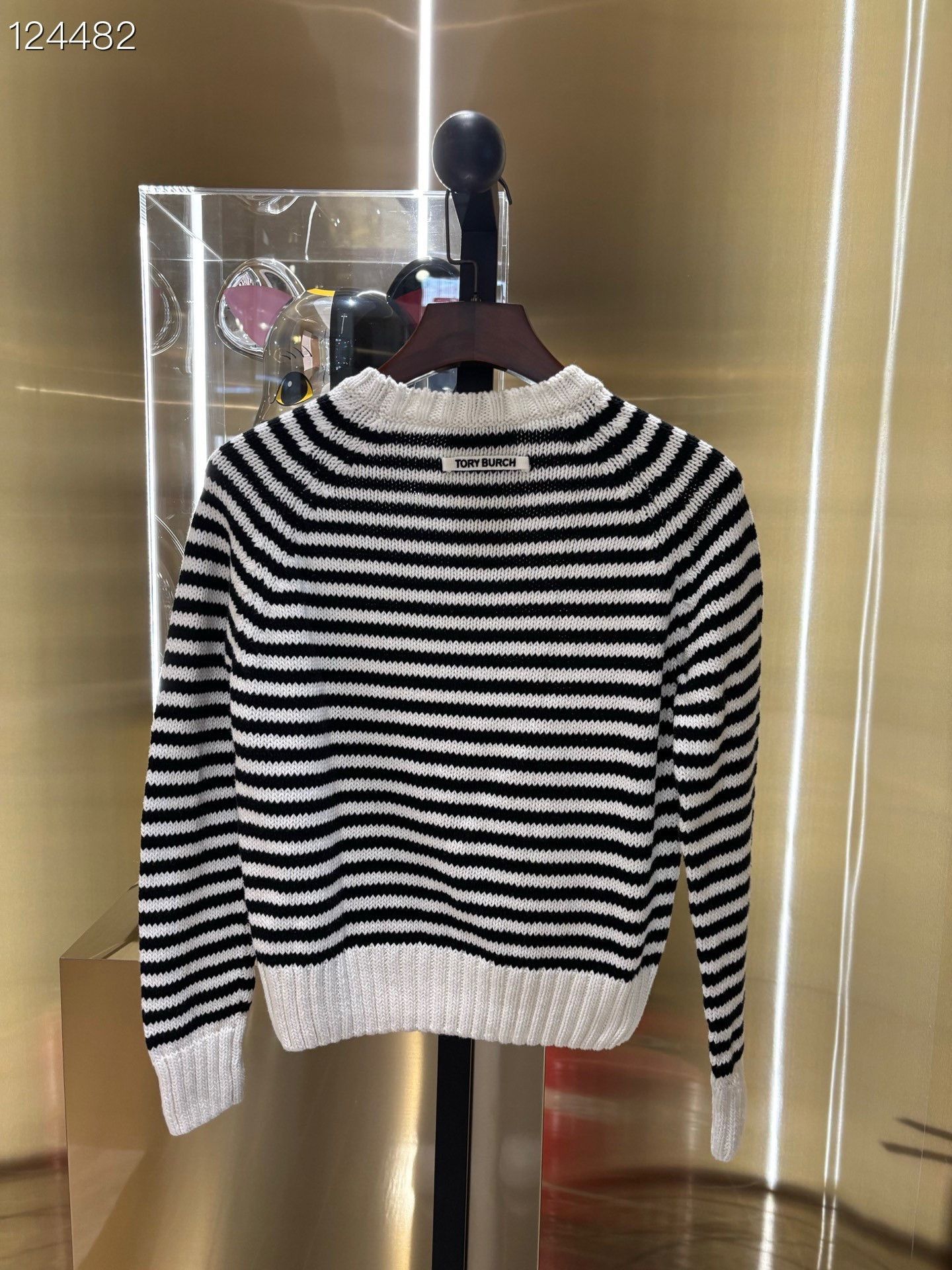Tory Burch Tory Burch Striped Wool Sweater Size S / US 4 / IT 40 - 2 Thumbnail