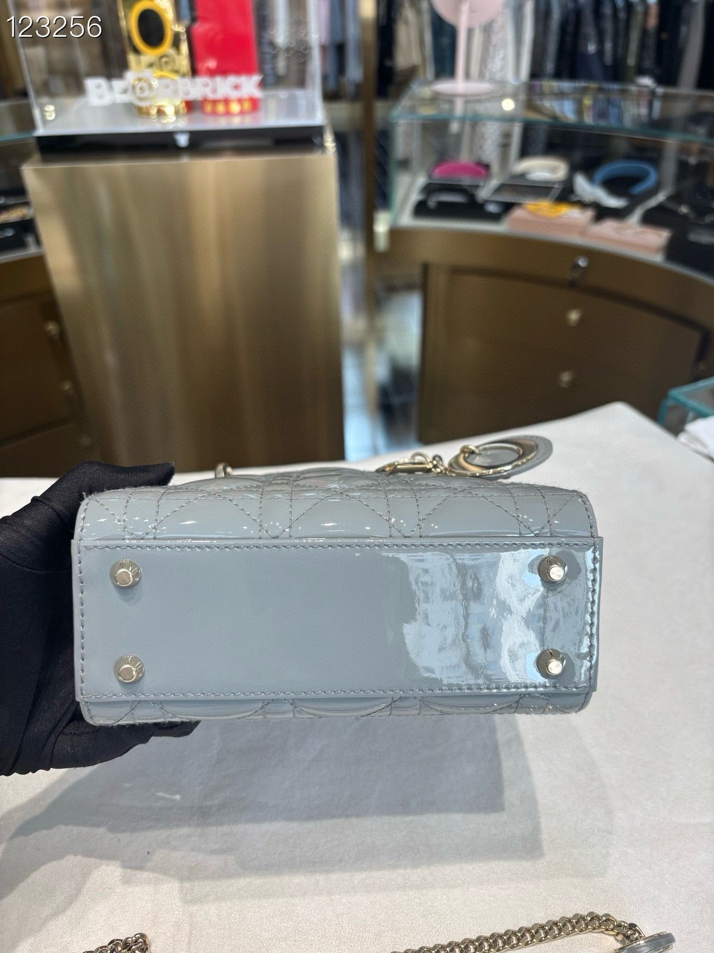 Dior Dior Lady Dior 3 Compartment Patent Bag Size ONE SIZE - 6 Thumbnail