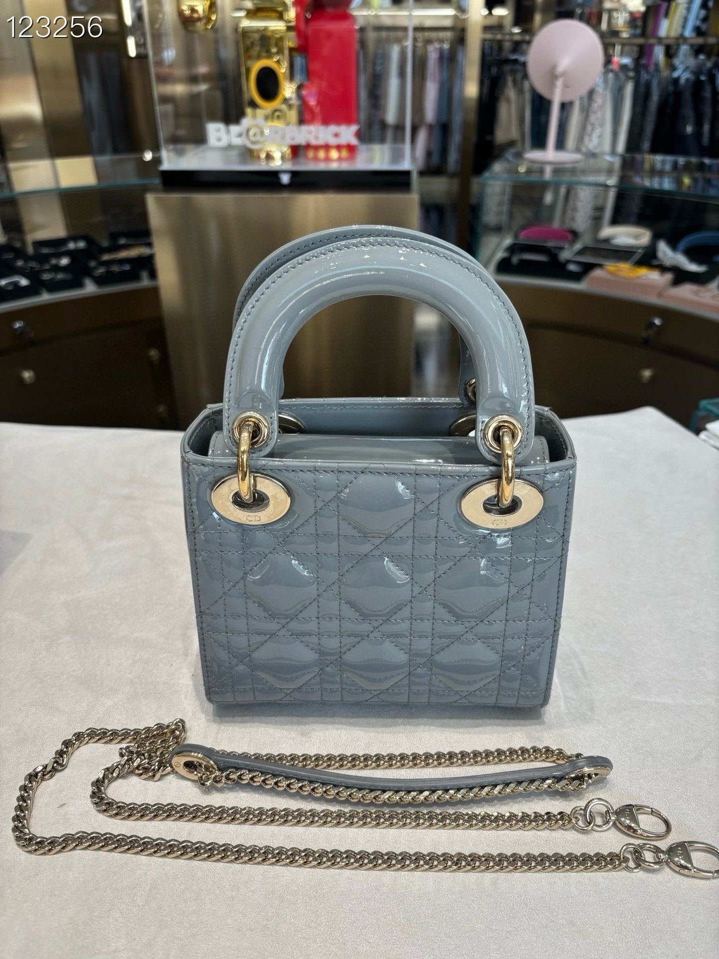 Dior Dior Lady Dior 3 Compartment Patent Bag Size ONE SIZE - 2 Thumbnail