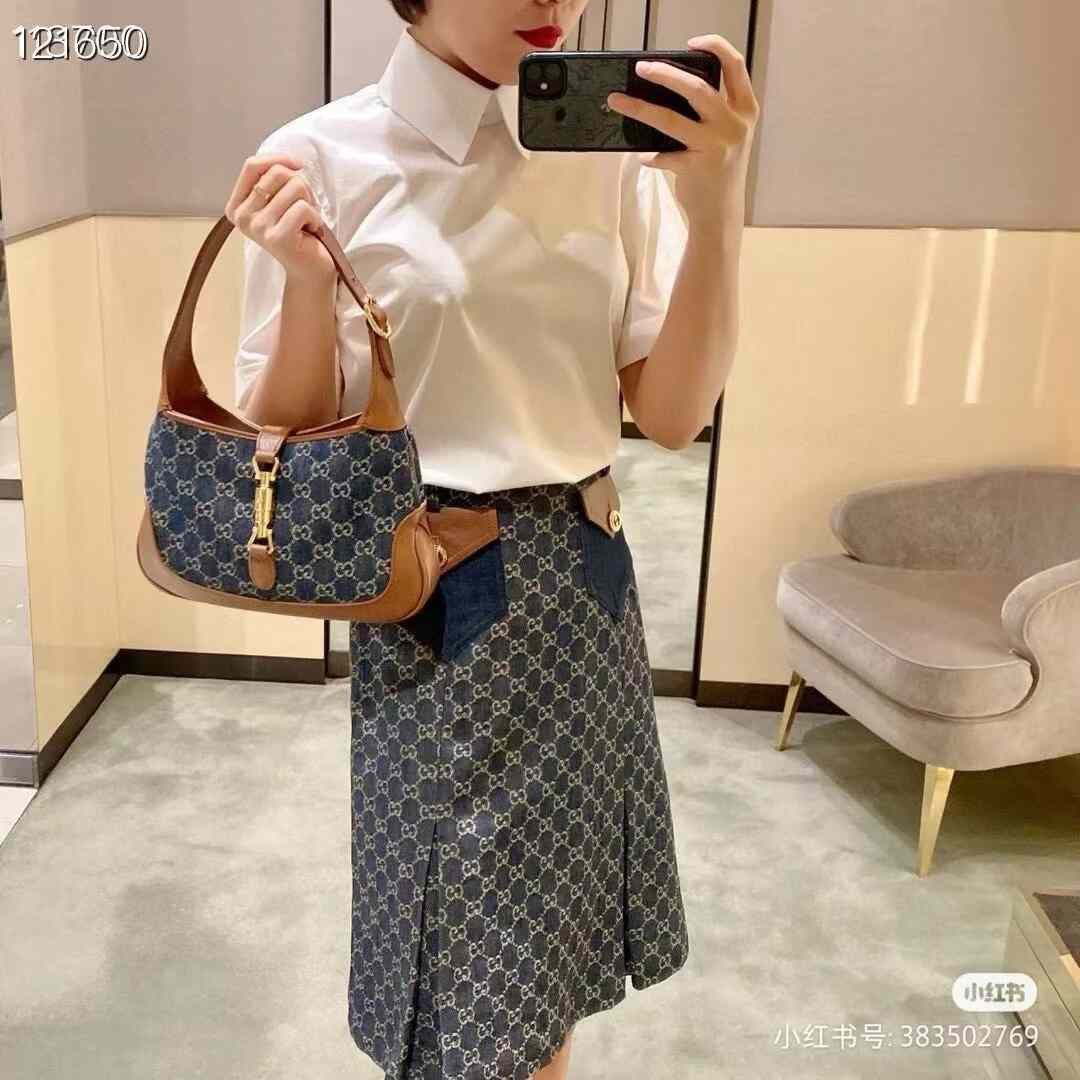Gucci Gucci 080397 D946 Denim Skirt Size 36" / US 14 / IT 50 - 8 Thumbnail
