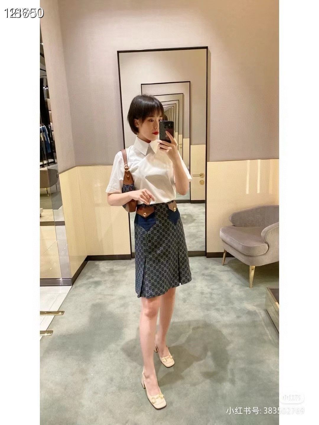 Gucci Gucci 080397 D946 Denim Skirt Size 36" / US 14 / IT 50 - 7 Thumbnail