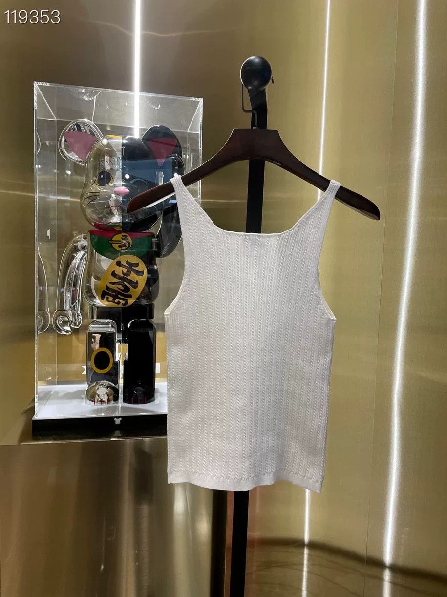 Chanel CHANEL 22SS White Cami Top Size 38 Size S / US 4 / IT 40 - 2 Thumbnail