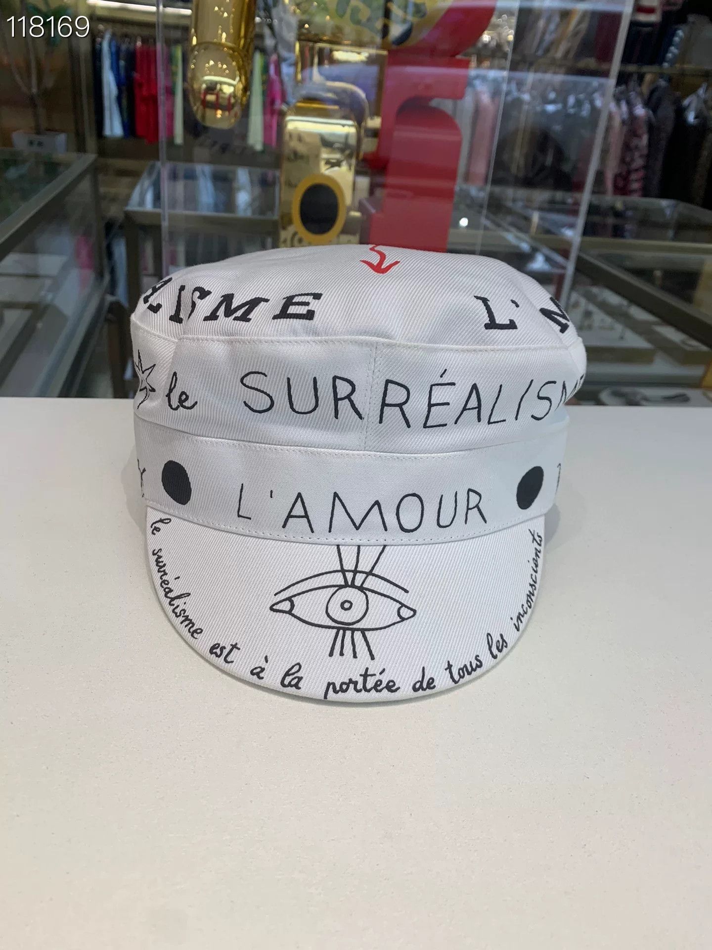 Dior Dior Limited Edition Graffiti Print Sailor Newsboy Cap Size ONE SIZE - 3 Thumbnail