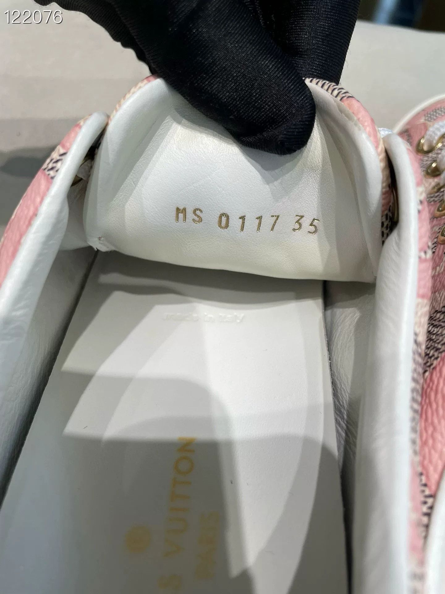 Louis Vuitton LV 080636C01 White Plaid Limited Flats Size US 4 / IT 34 - 3 Thumbnail