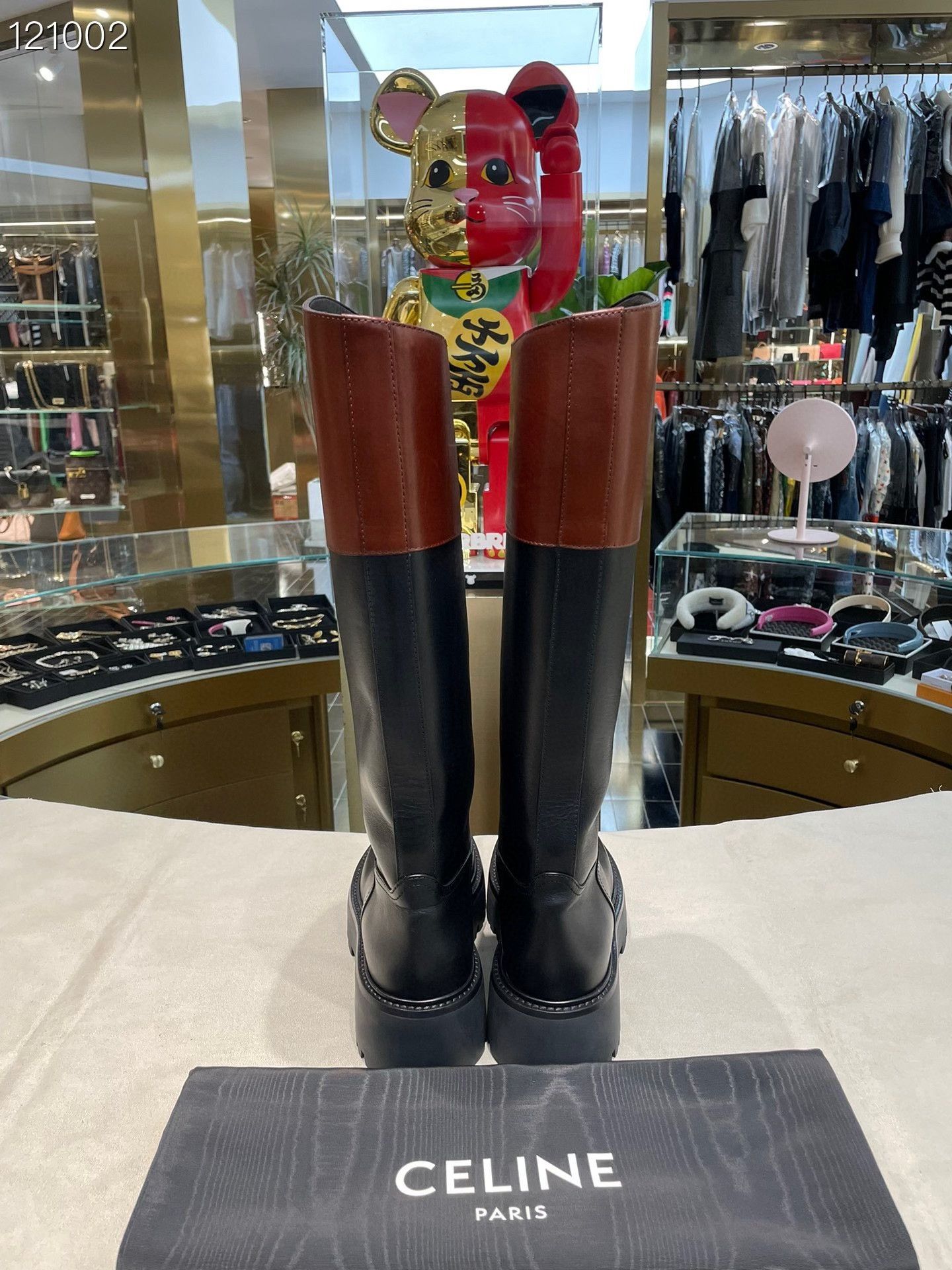 Celine Celine Colorblock Riding Boots Size US 8 / IT 38 - 4 Thumbnail