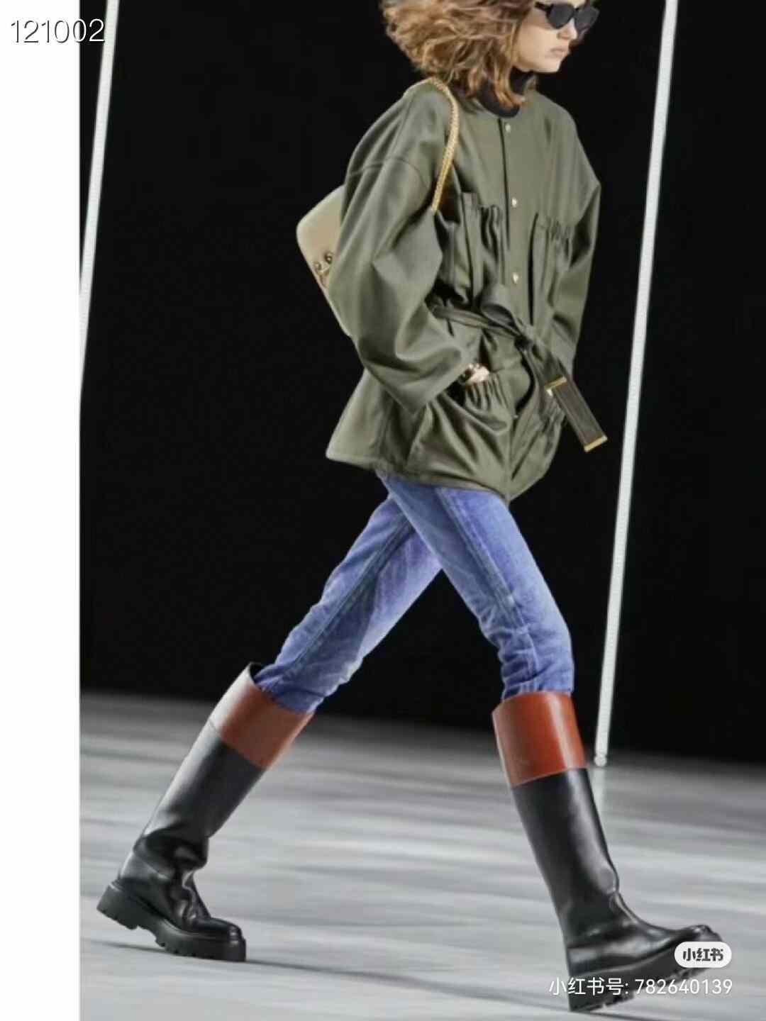 Celine Celine Colorblock Riding Boots Size US 8 / IT 38 - 5 Thumbnail