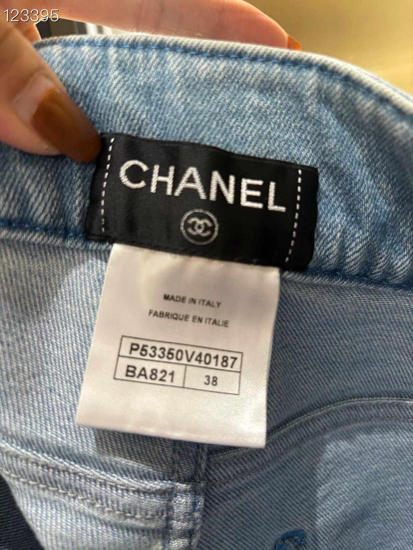 Chanel Chanel Light Straight-Leg Jeans Size 38 Size 38" / US 16 / IT 52 - 5 Thumbnail