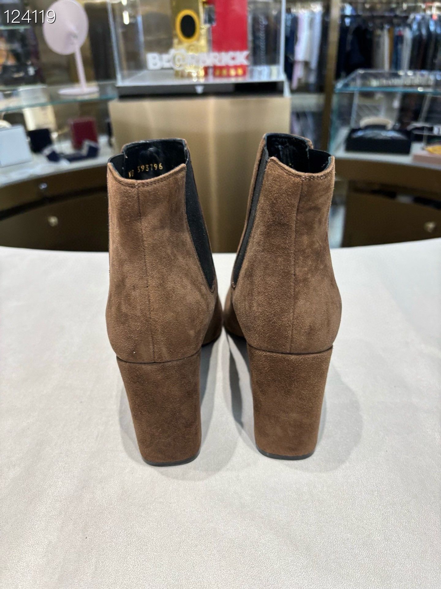 Saint Laurent Paris SLP Suede Ankle Boots Size 39 Size US 8 / IT 38 - 4 Thumbnail