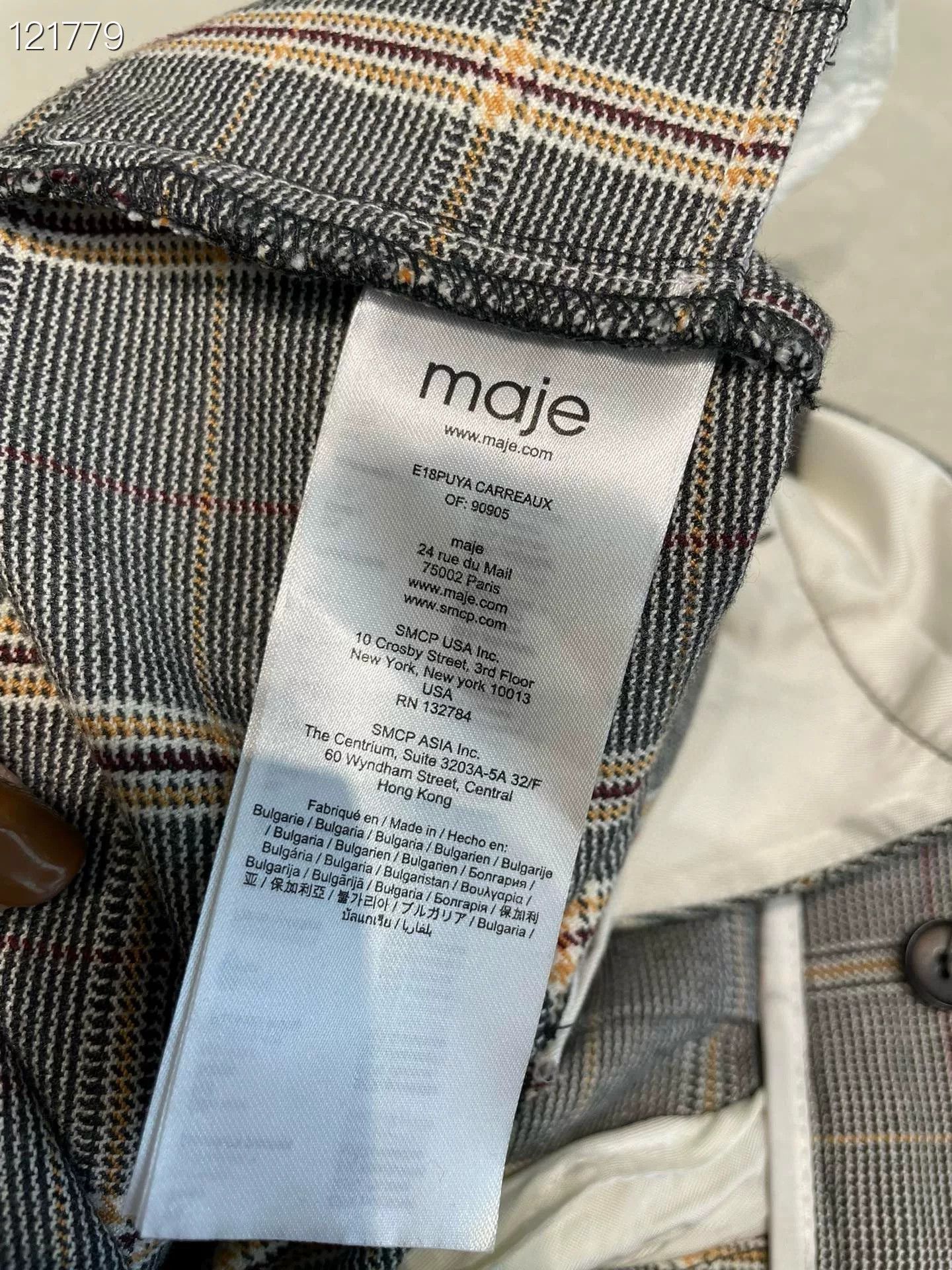 Maje Maje Plaid Suit Set Size 36 Size XS / US 0-2 / IT 36-38 - 8 Thumbnail