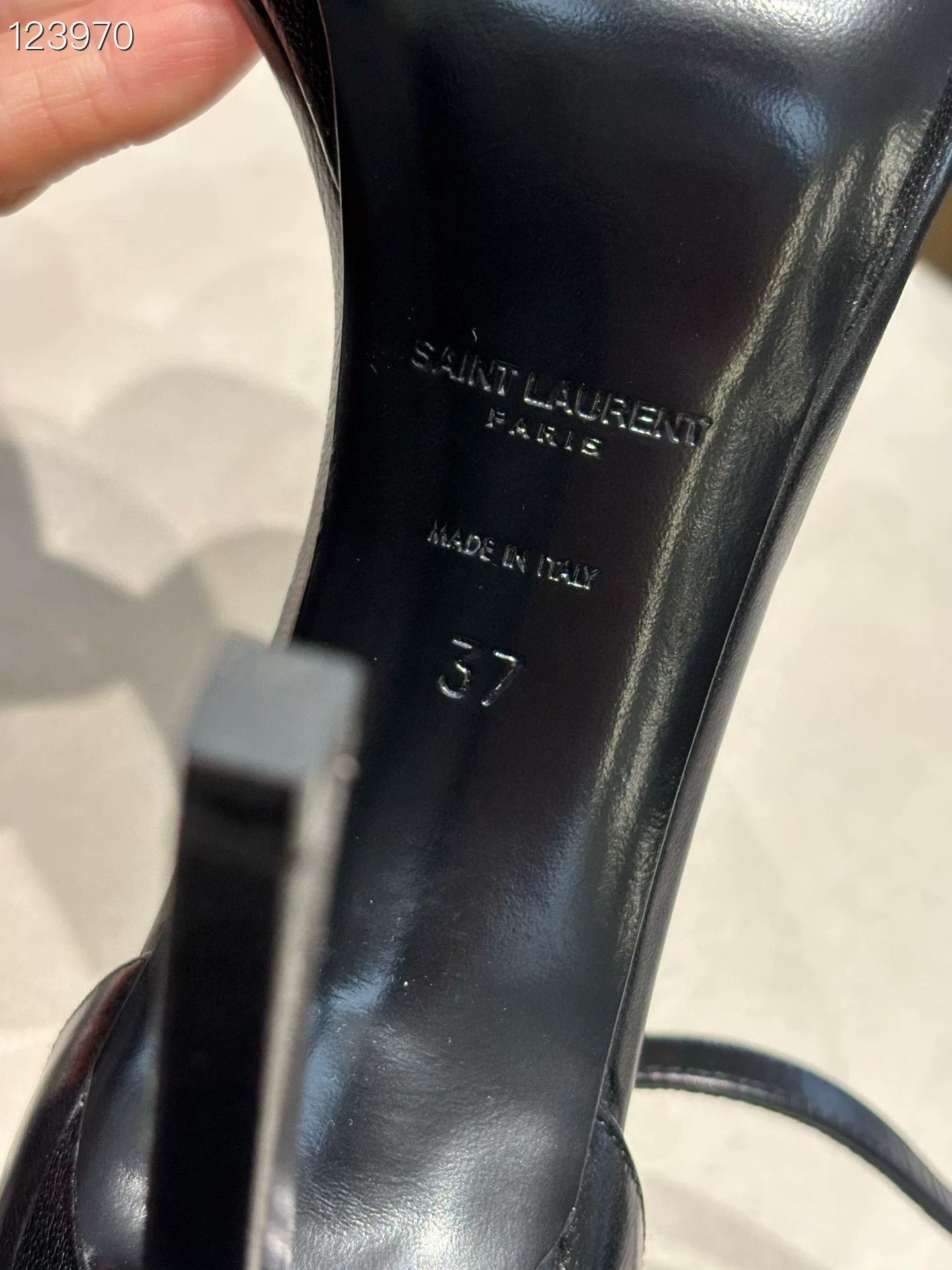 Saint Laurent Paris Saint Laurent Classic Black Strappy Heels Size US 6 / IT 36 - 5 Thumbnail