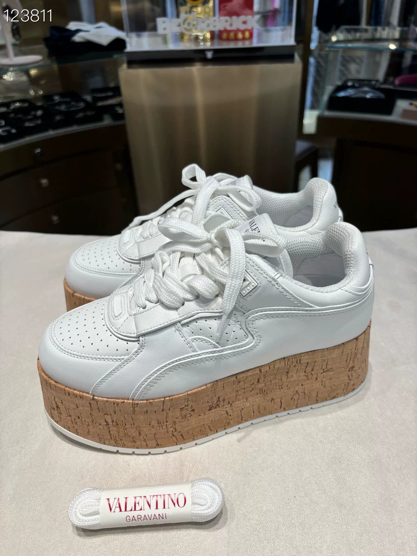 Valentino Valentino Platform White Sneakers Size 36 Size US 5 / IT 35 - 3 Thumbnail