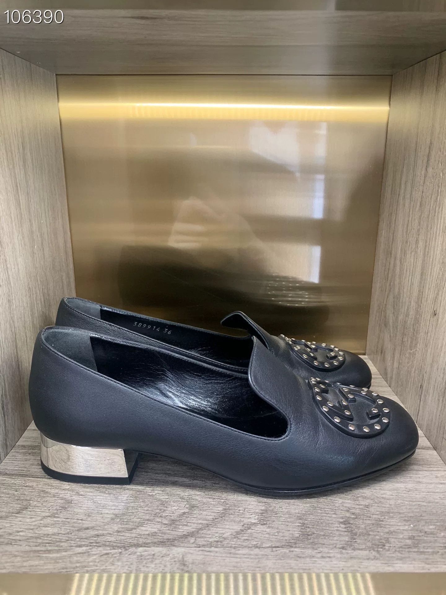 Gucci Gucci Vintage Block Heel Black 36 Size US 5 / IT 35 - 3 Thumbnail