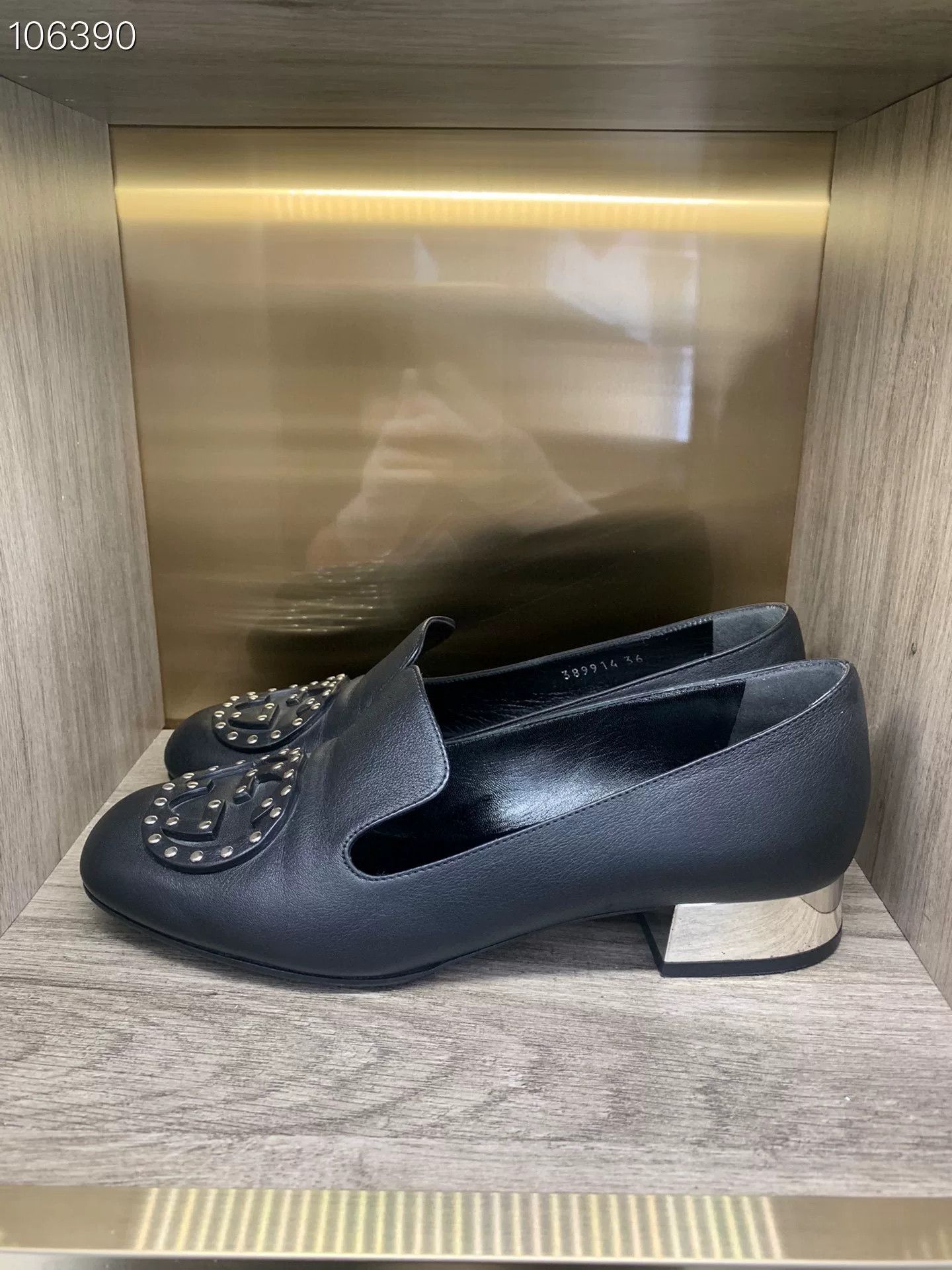 Gucci Gucci Vintage Block Heel Black 36 Size US 5 / IT 35 - 2 Thumbnail