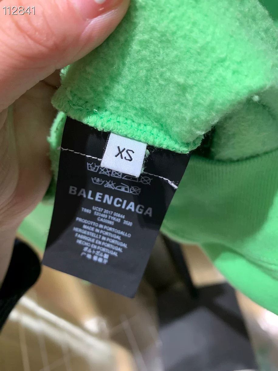 Balenciaga Balenciaga Green Hoodie XS Size XS / US 0-2 / IT 36-38 - 3 Thumbnail