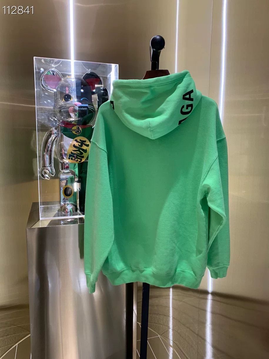 Balenciaga Balenciaga Green Hoodie XS Size XS / US 0-2 / IT 36-38 - 2 Thumbnail