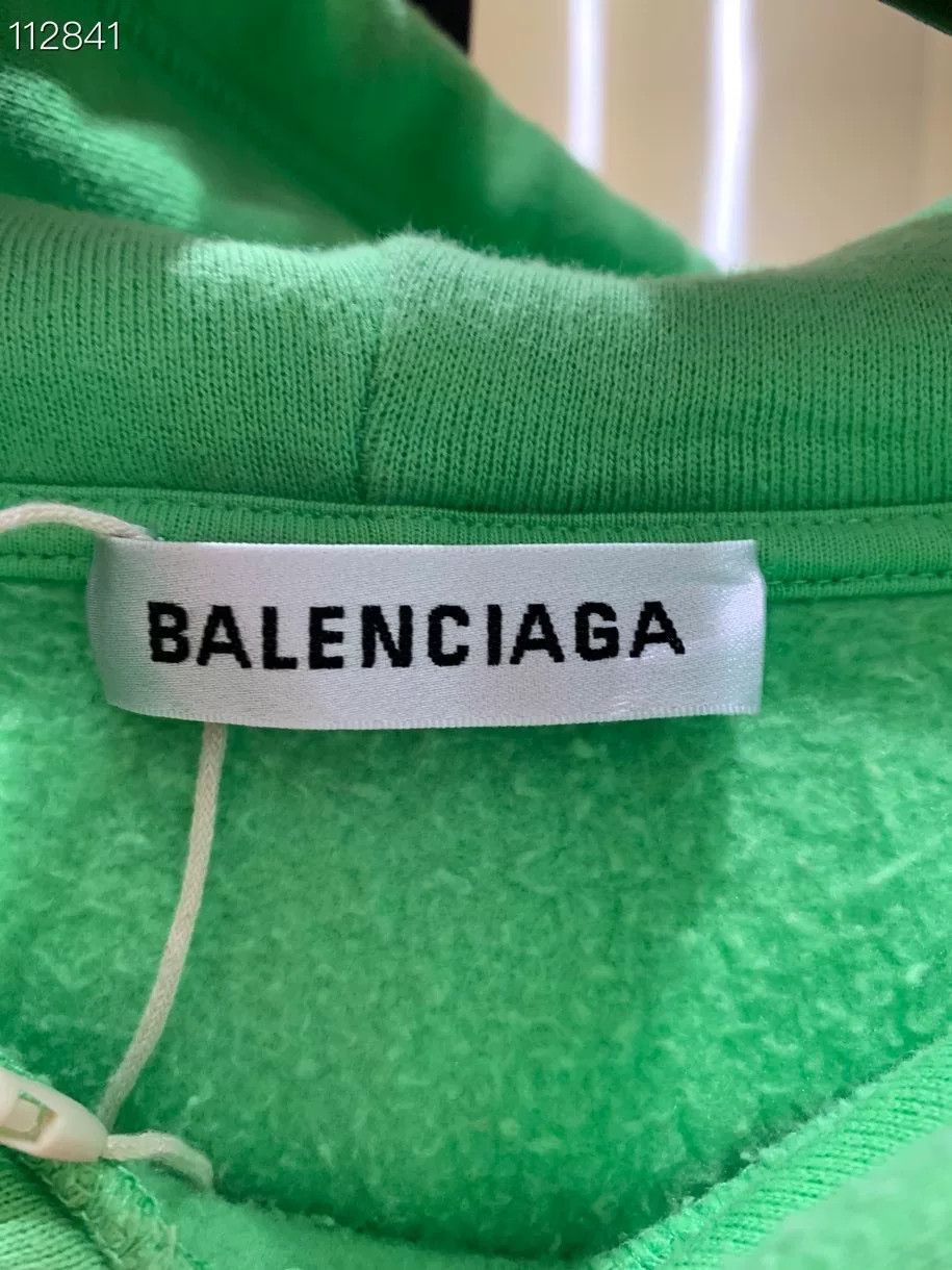 Balenciaga Balenciaga Green Hoodie XS Size XS / US 0-2 / IT 36-38 - 4 Thumbnail