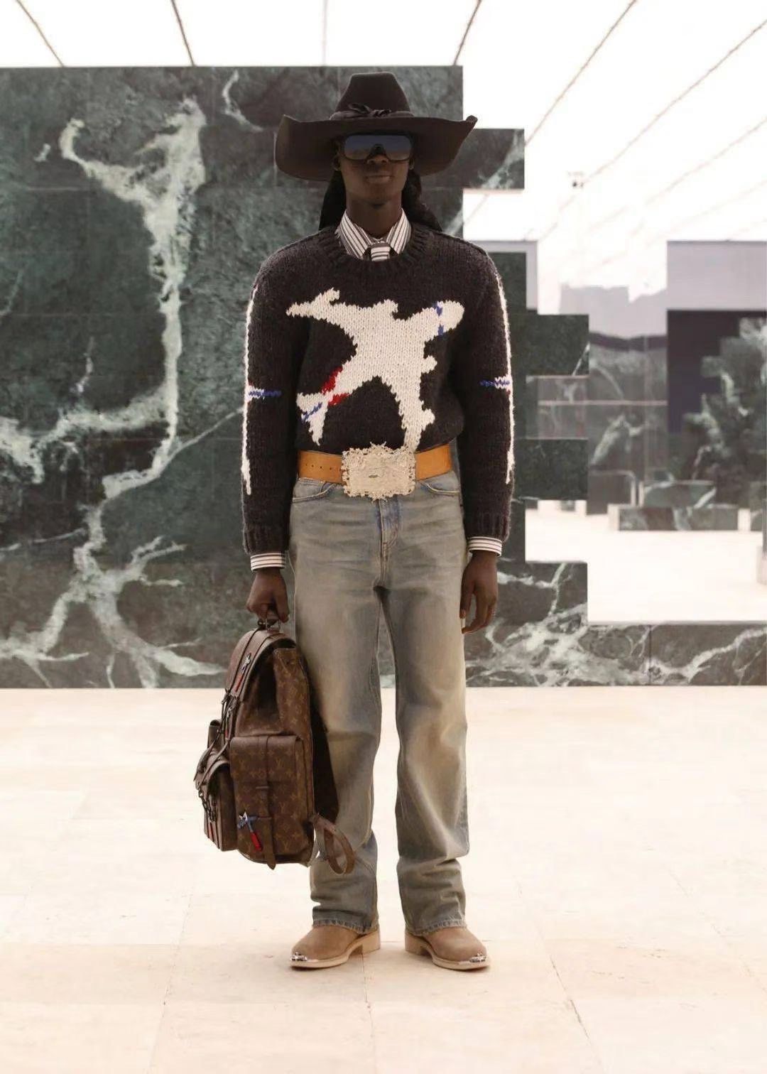 Louis Vuitton Louis Vuitton Runway Airplane Sweater Size XS / US 0-2 / IT 36-38 - 5 Thumbnail