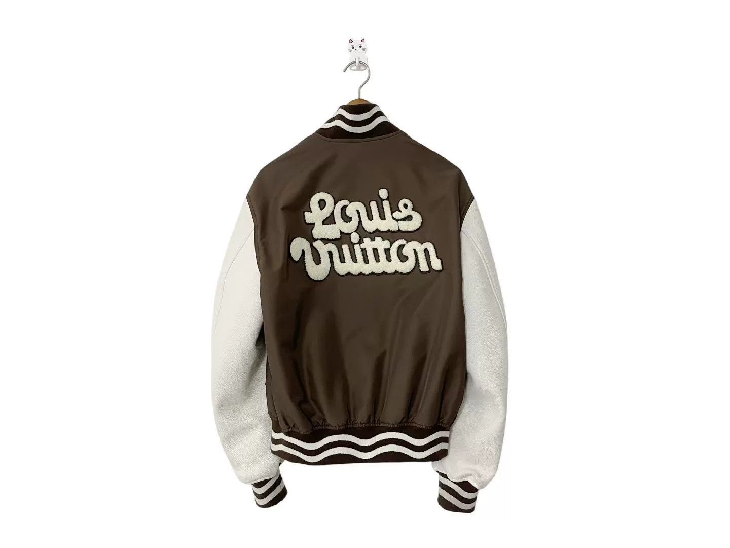 Louis Vuitton LV x Tyler Leather Sleeve Baseball Jacket Size US M / EU 48-50 / 2 - 2 Thumbnail